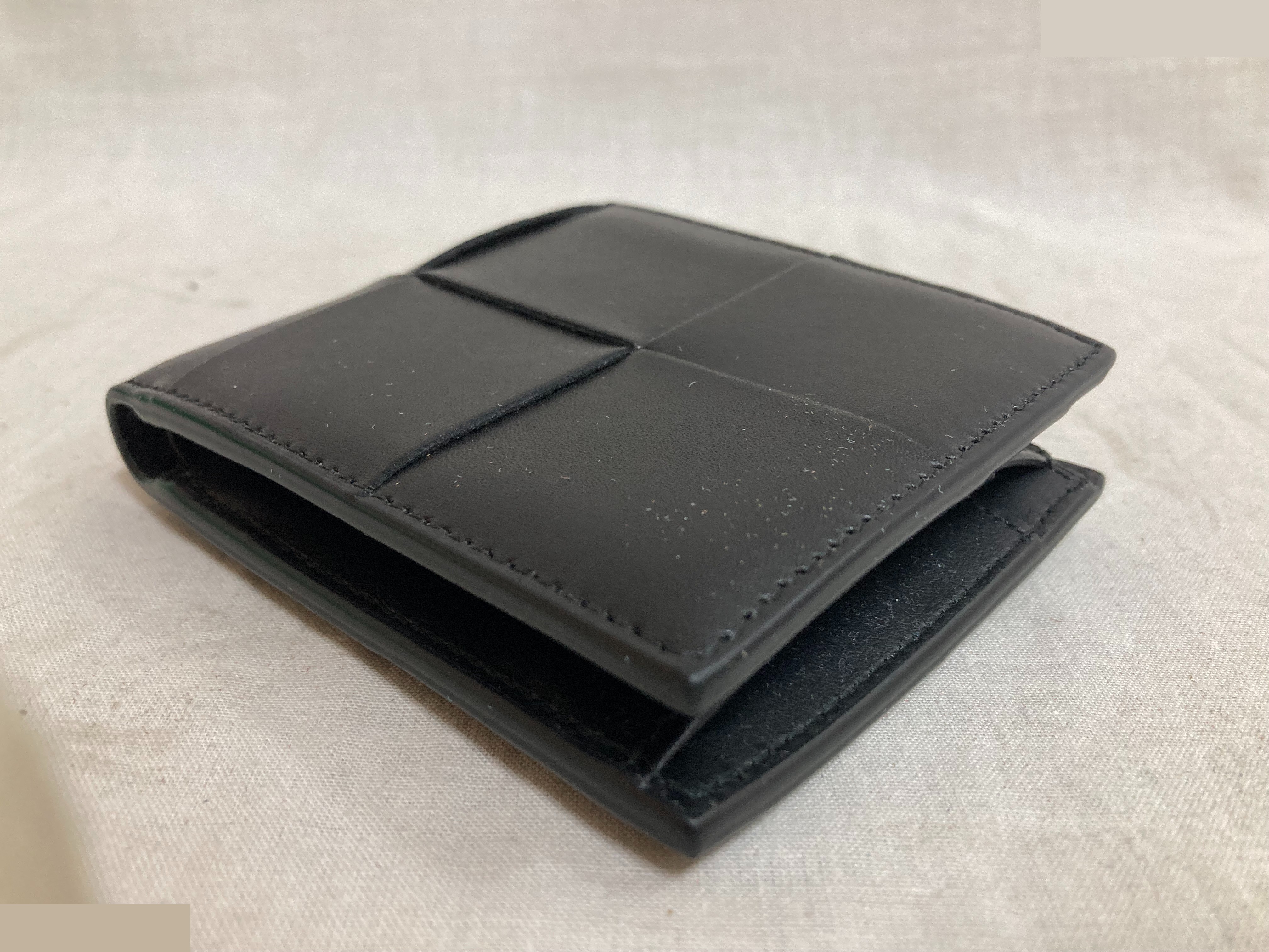 Intrecciato (bag), bi-fold wallet, maxi intrecciato — view 4