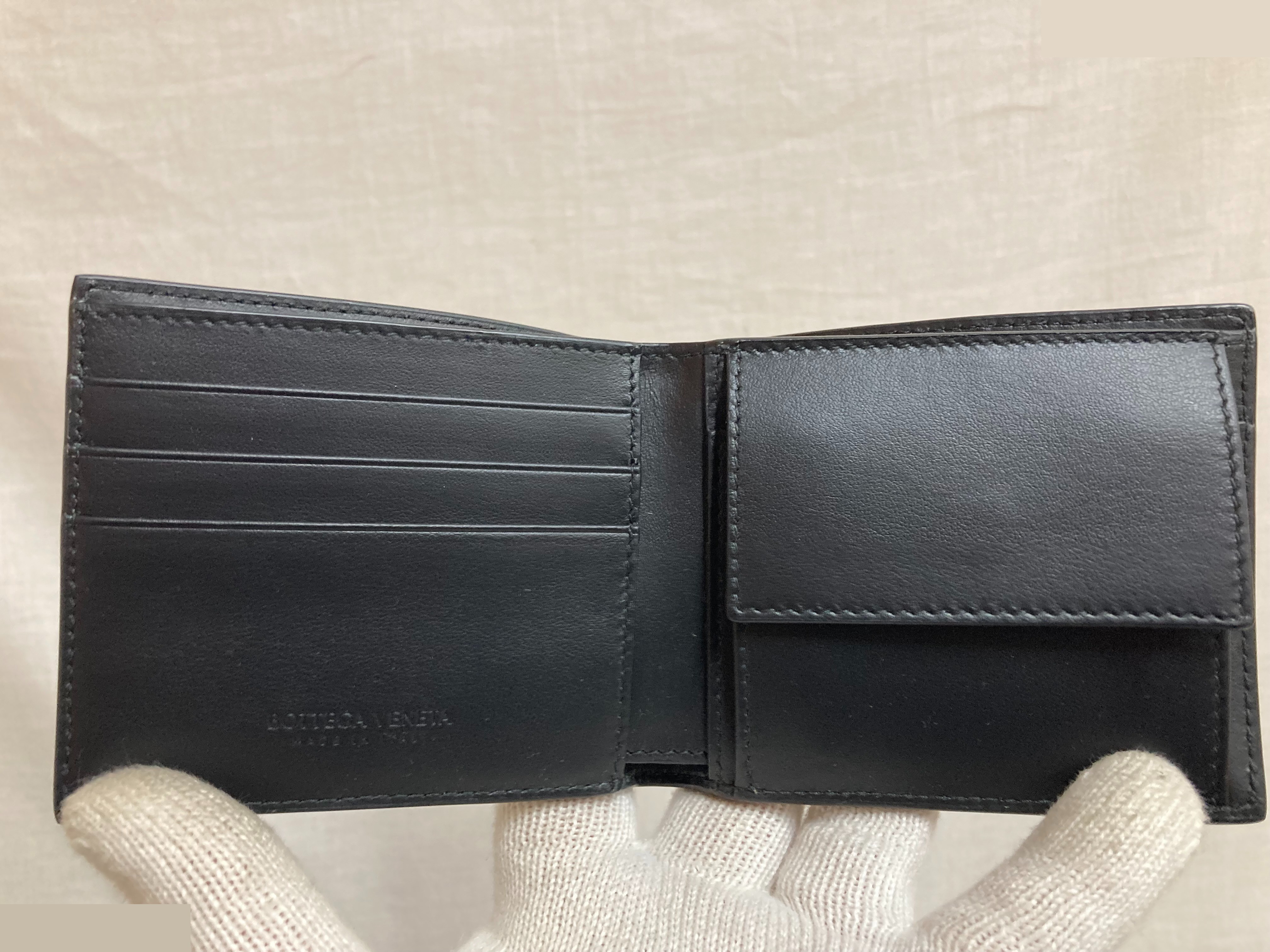 Intrecciato (bag), bi-fold wallet, maxi intrecciato — view 5