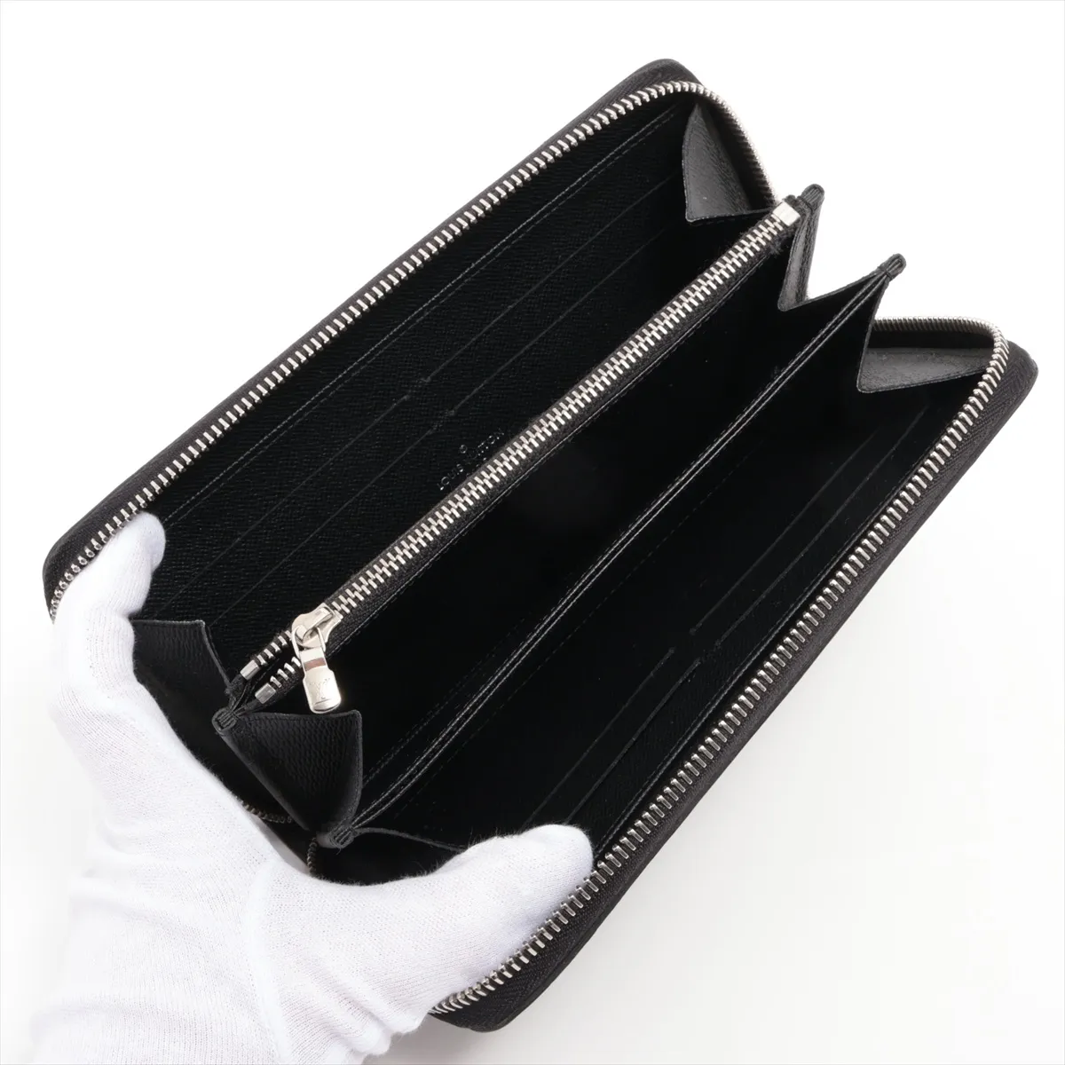 Epi Zippy Wallet M61857 CA4104 Noir Round Zip Wallet — view 3
