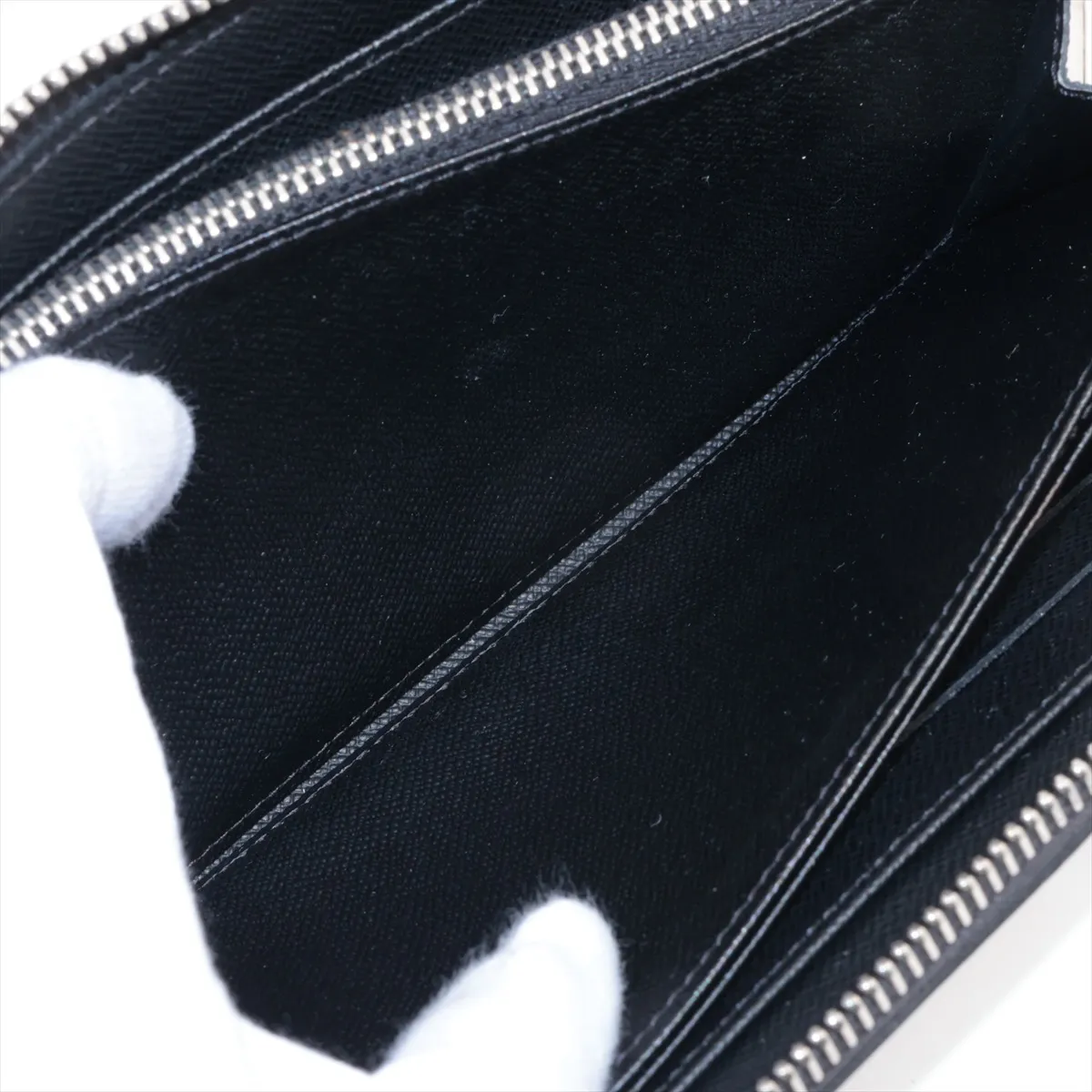 Epi Zippy Wallet M61857 CA4104 Noir Round Zip Wallet — view 6