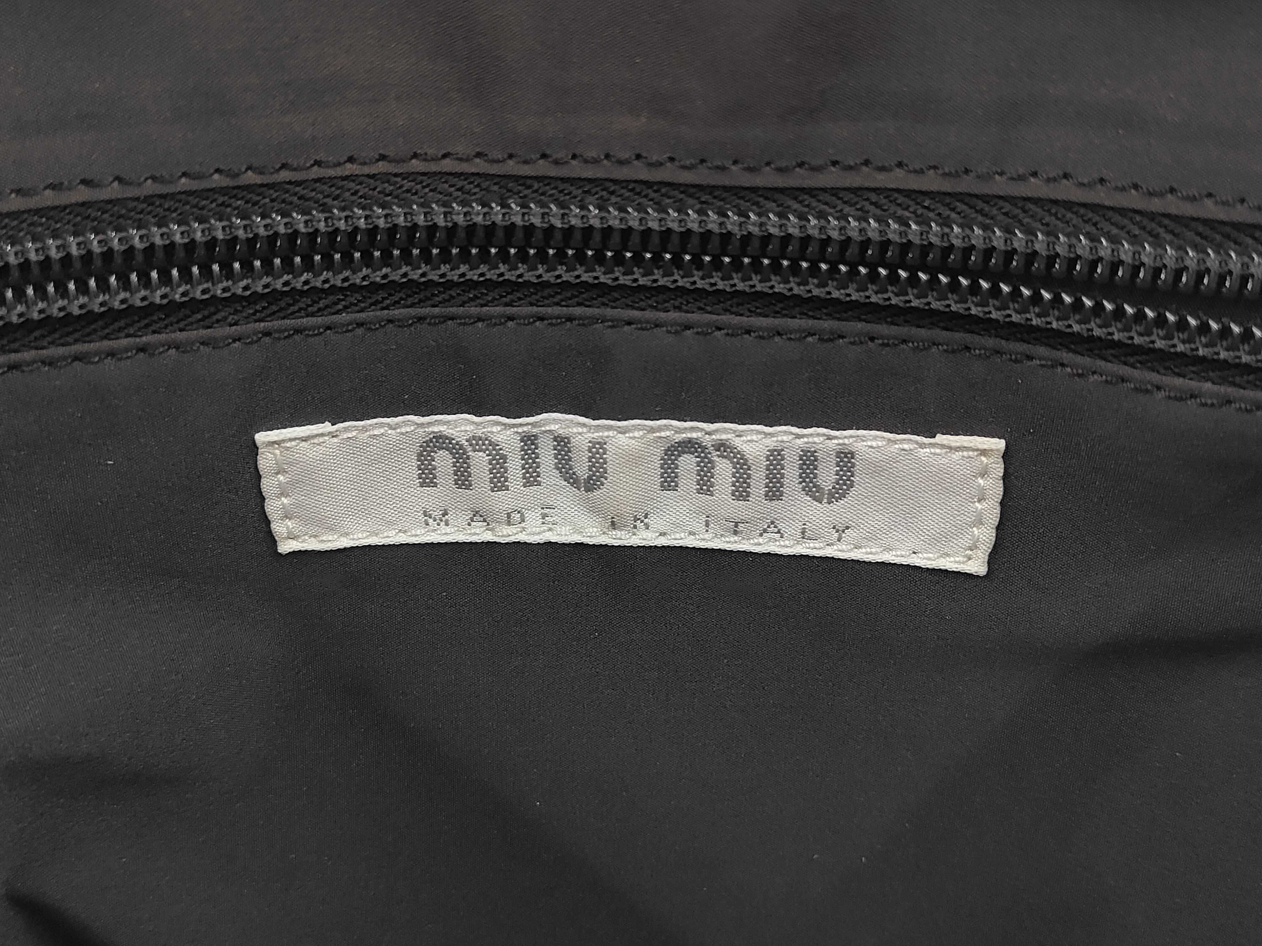 Leather Canvas Mini Boston Bag with Ribbon Tote Bag — view 10
