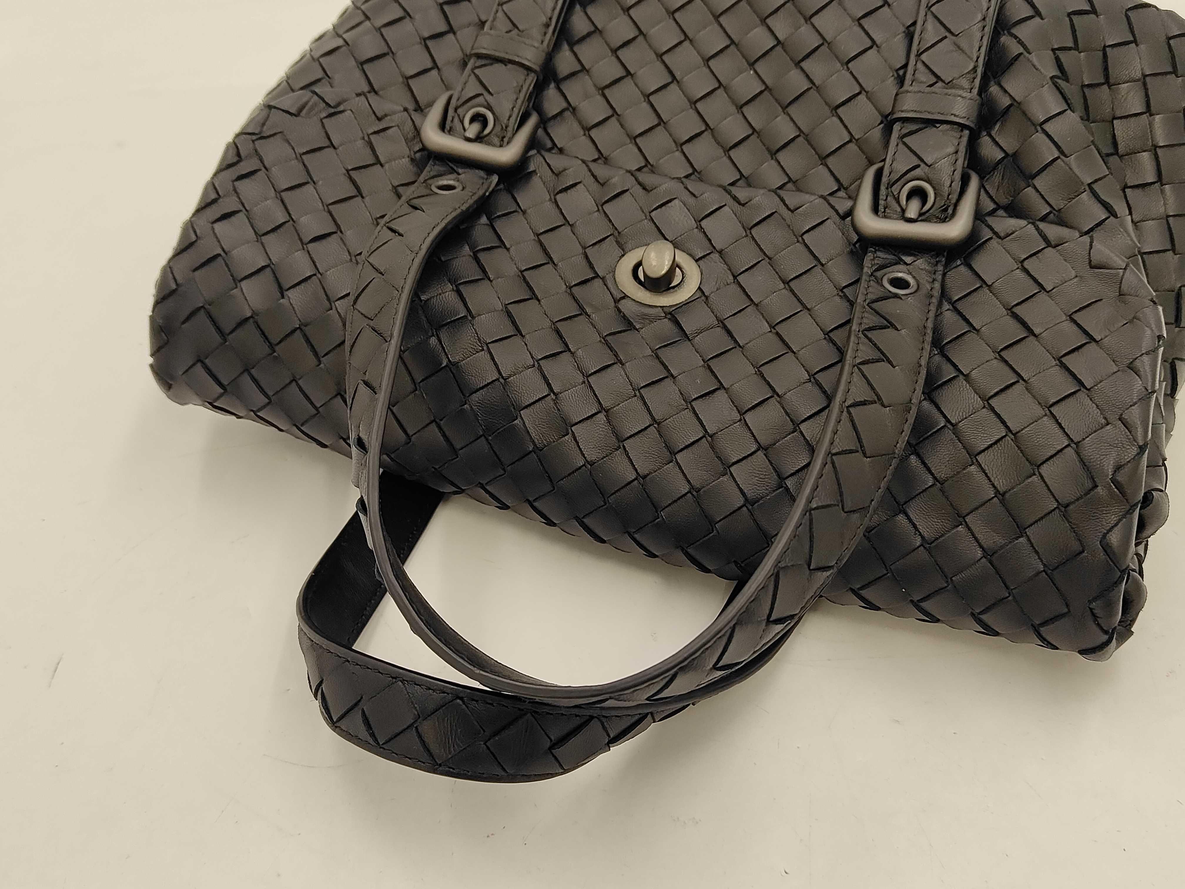 Intrecciato 2-Way Turnlock Handbag — view 3