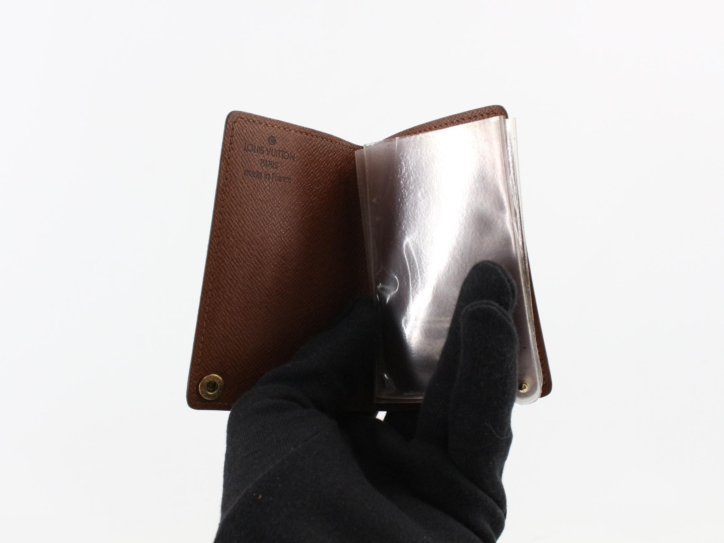 Monogram Porte Cartes Credit Pression Card Case — view 4