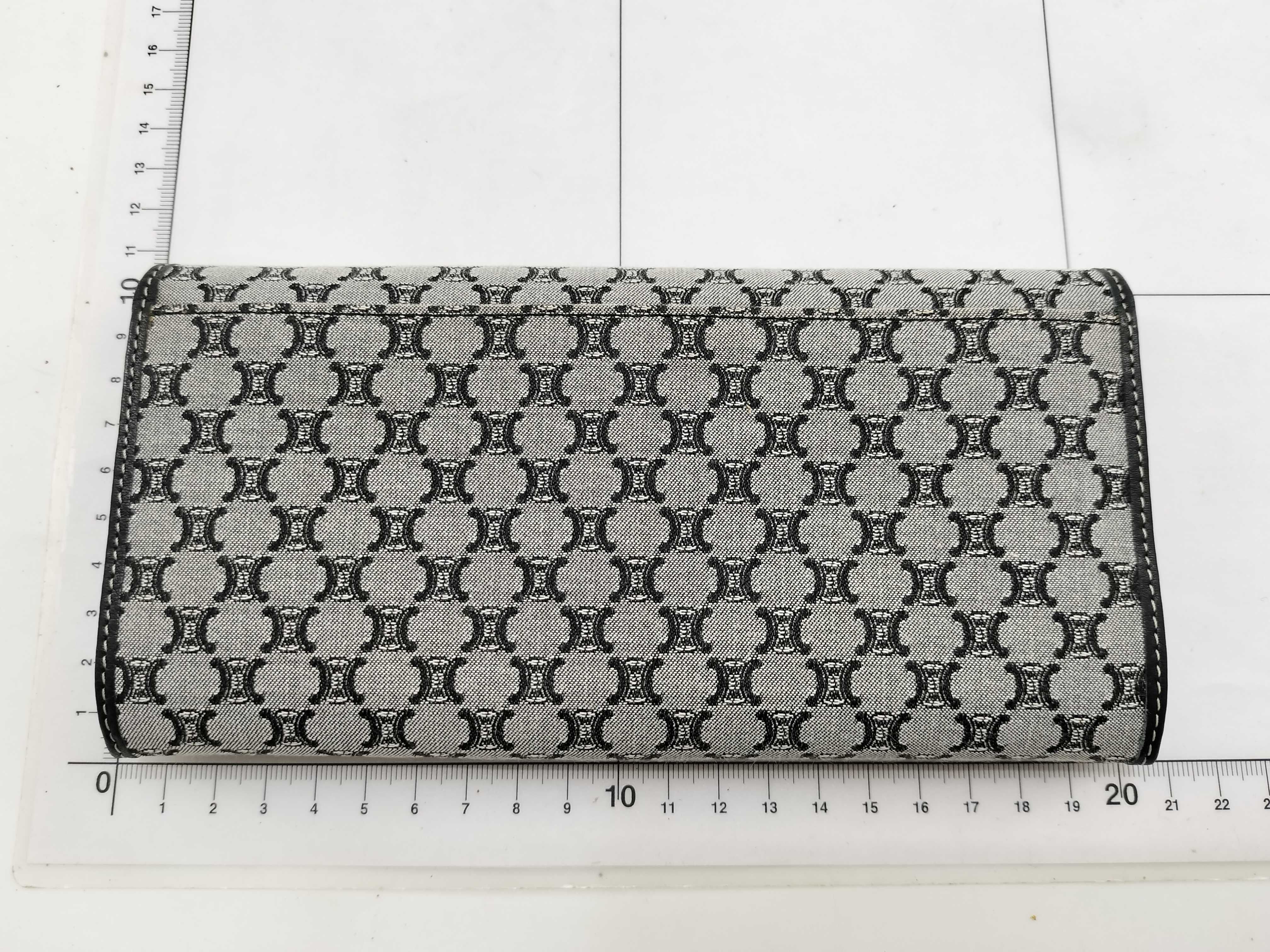 Macadam pattern long wallet — view 2