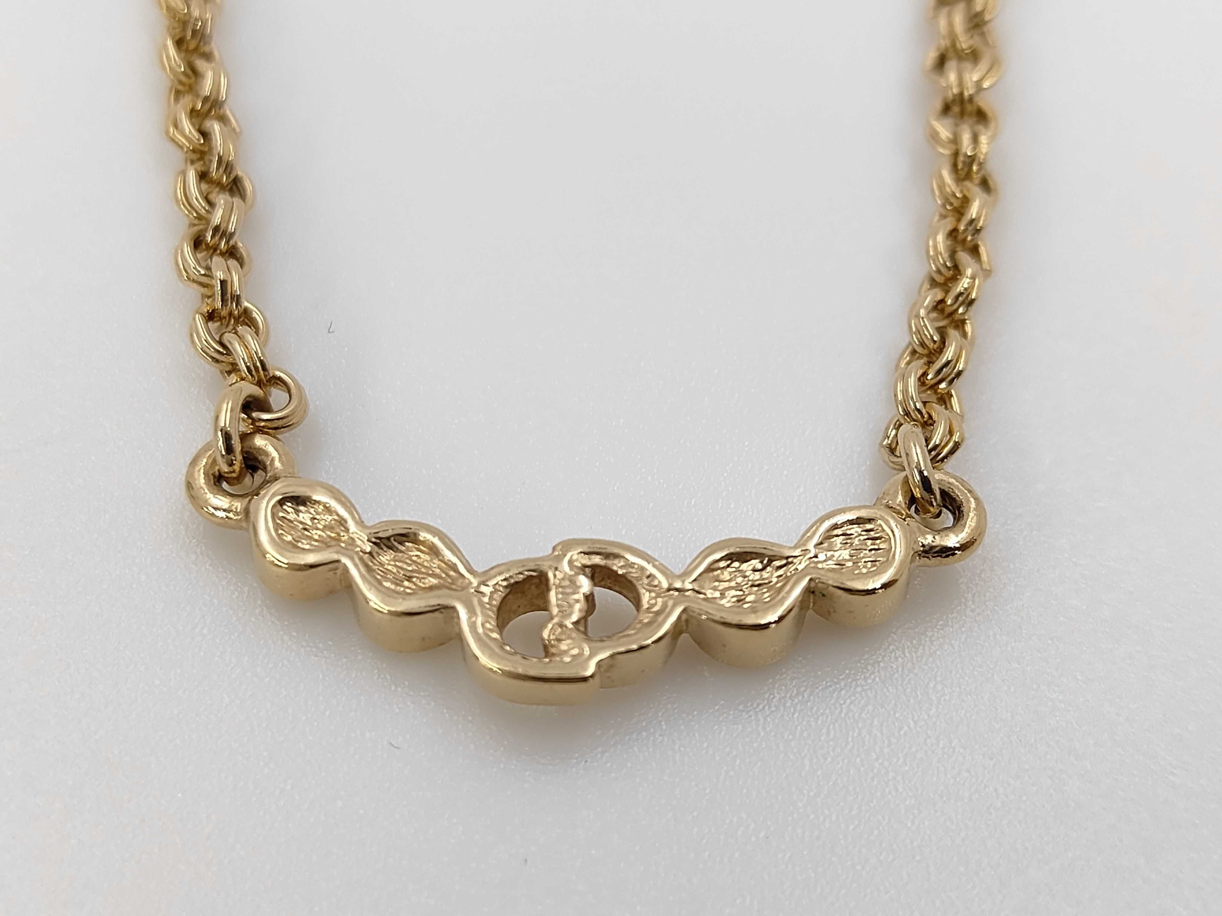 CD logo necklace — view 2