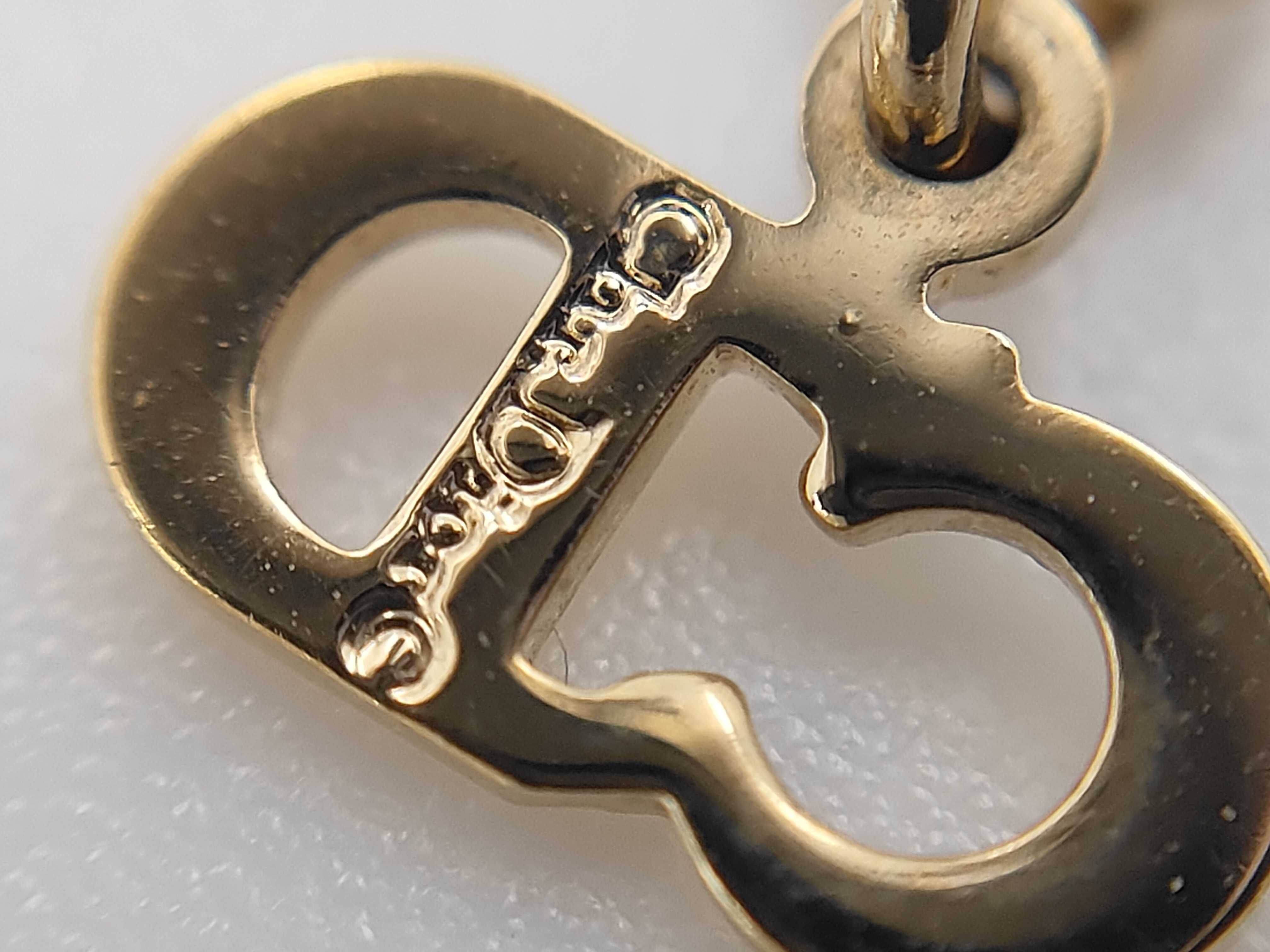 CD logo necklace — view 6
