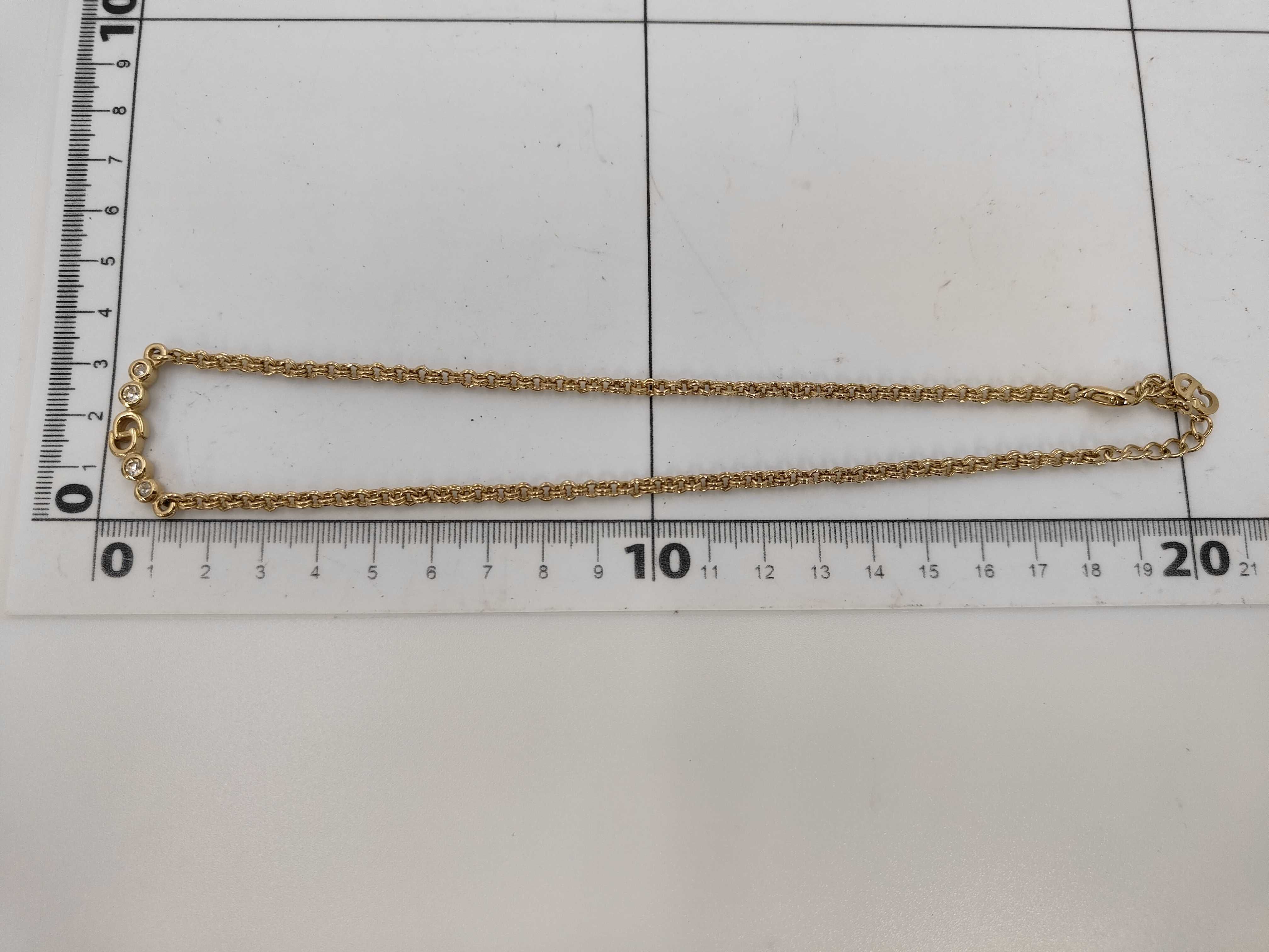 CD logo necklace — view 7