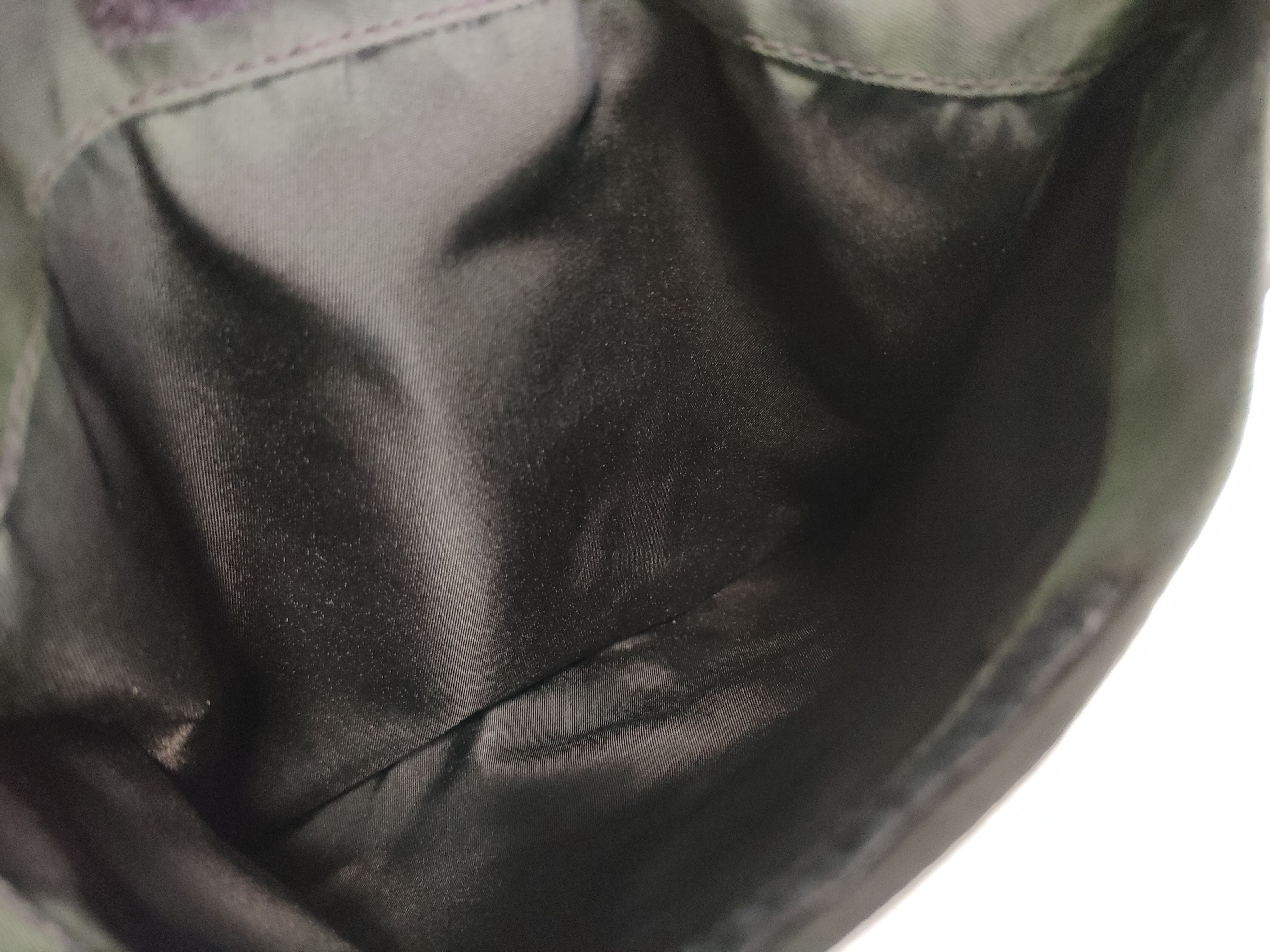 Nylon Shoulder Bag, Khaki — view 13