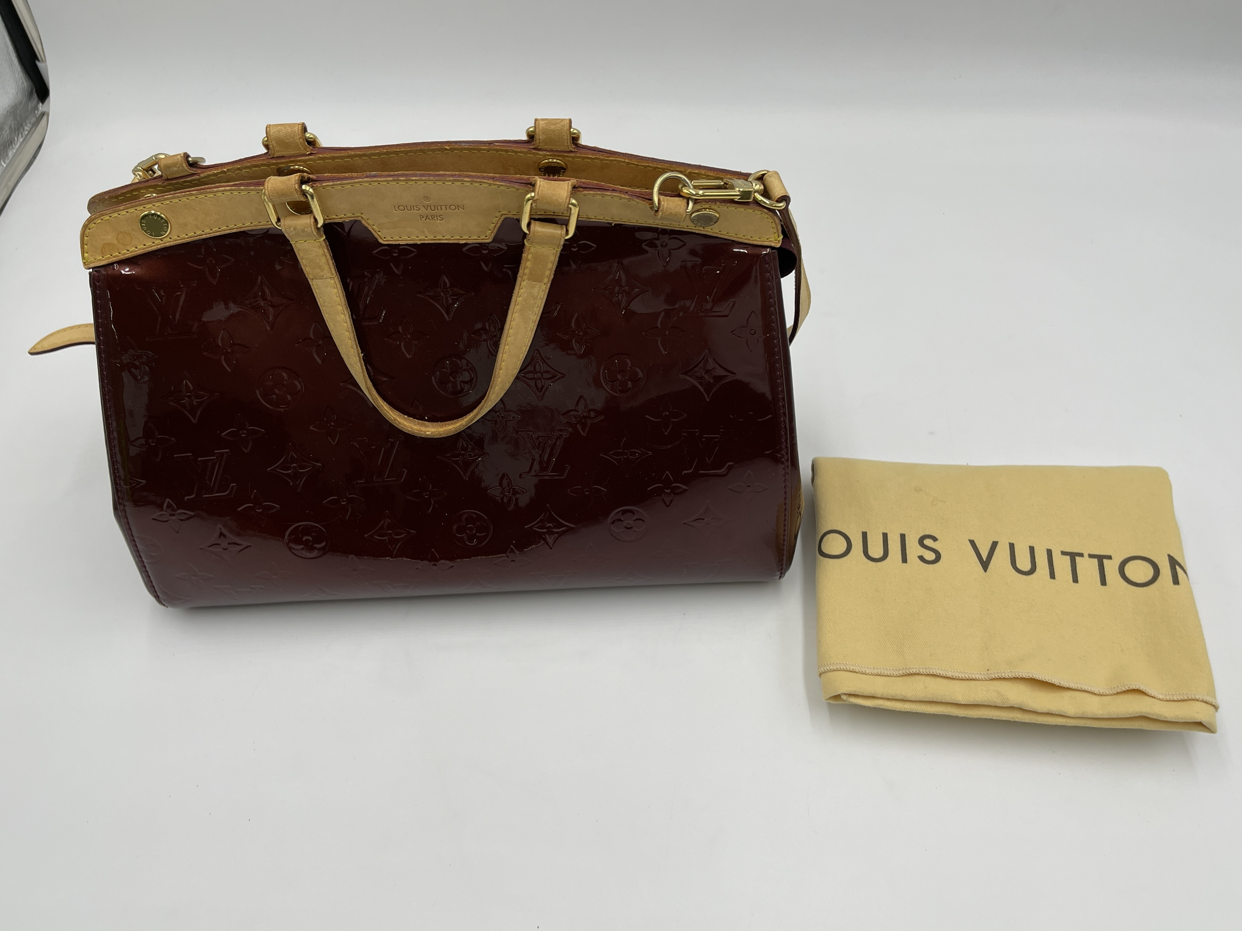 Vernis Blair MM M91690 VI2150 Rouge Fauvist Shoulder Bag — view 11