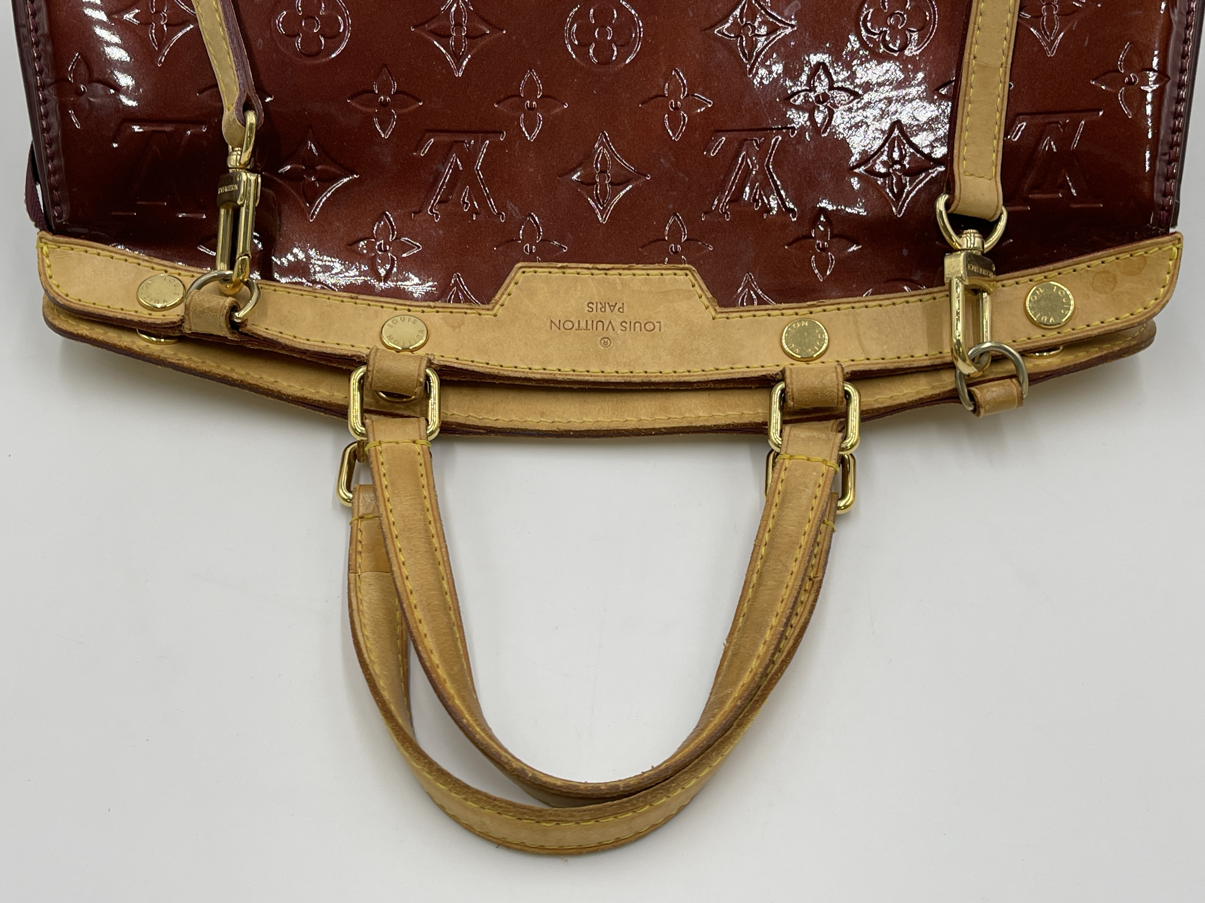 Vernis Blair MM M91690 VI2150 Rouge Fauvist Shoulder Bag — view 4