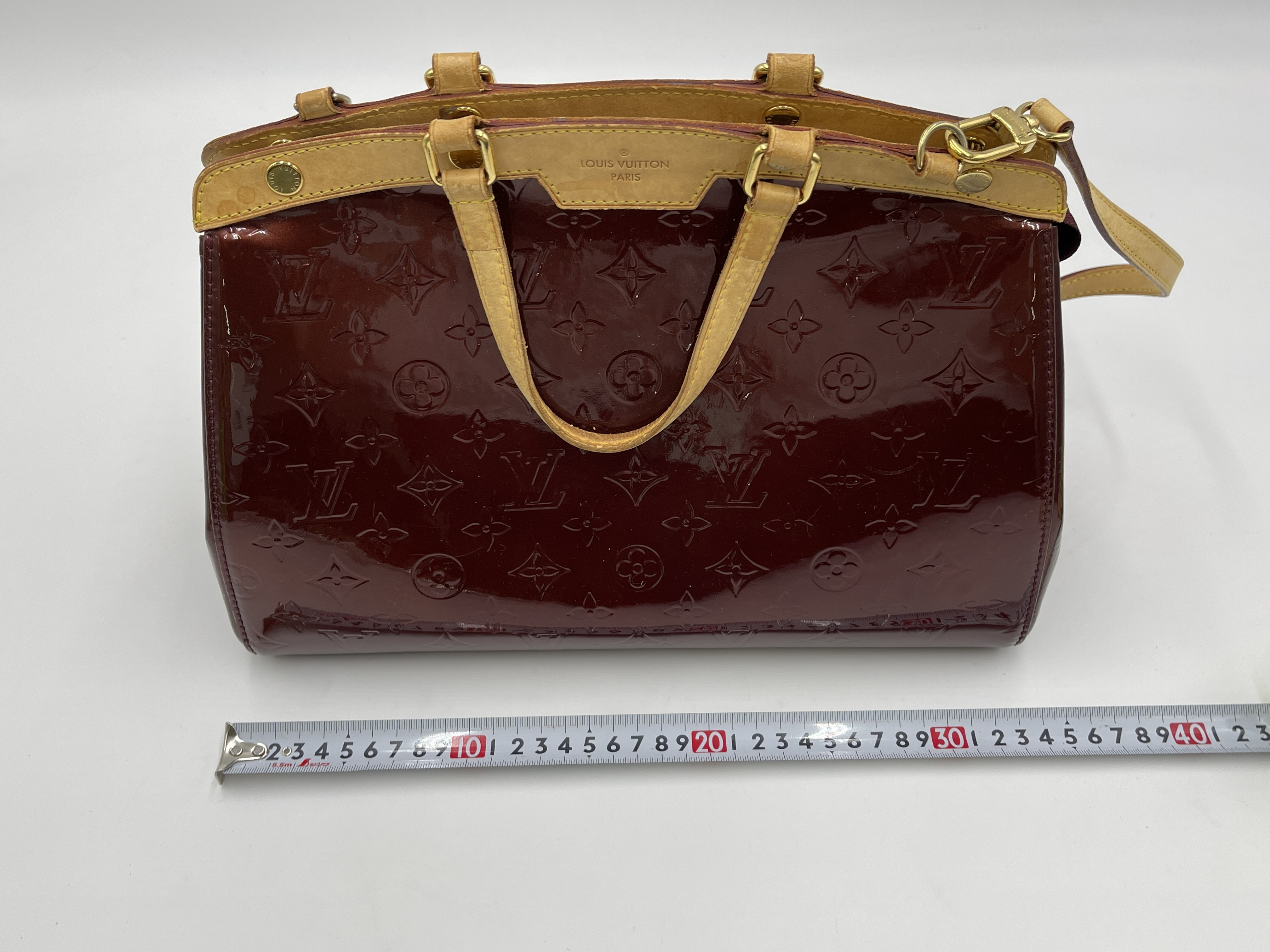 Vernis Blair MM M91690 VI2150 Rouge Fauvist Shoulder Bag — view 10