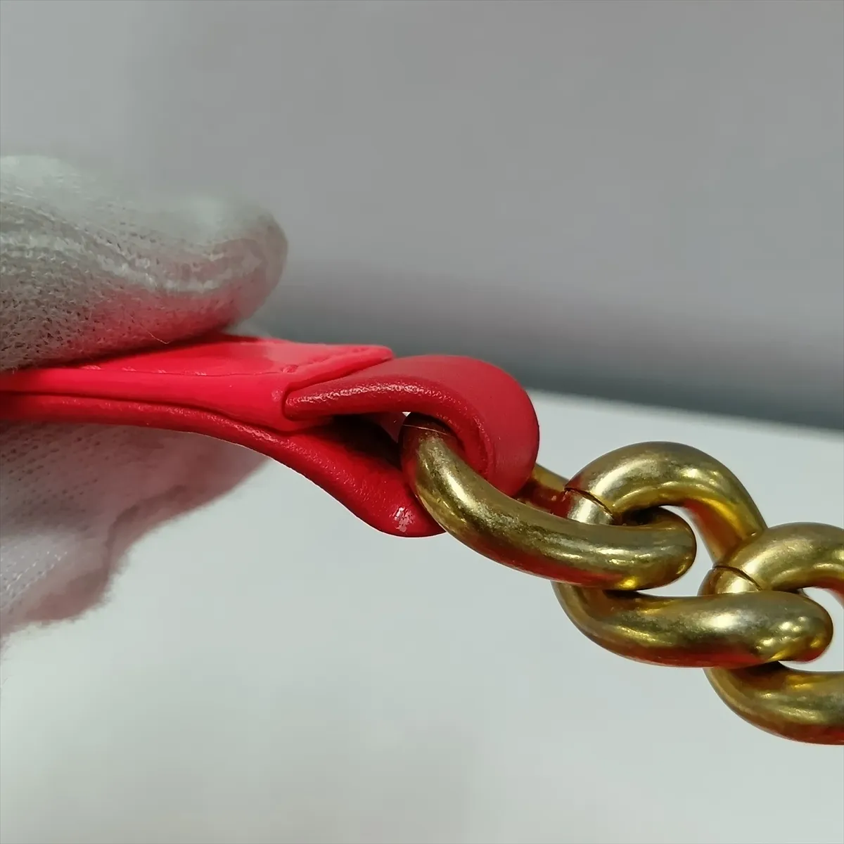 Boy Chanel 20 Small Patent Leather Chain Shoulder Bag, Pink with Gold Hardware, 21957793, Series 21, A67085 — view 13
