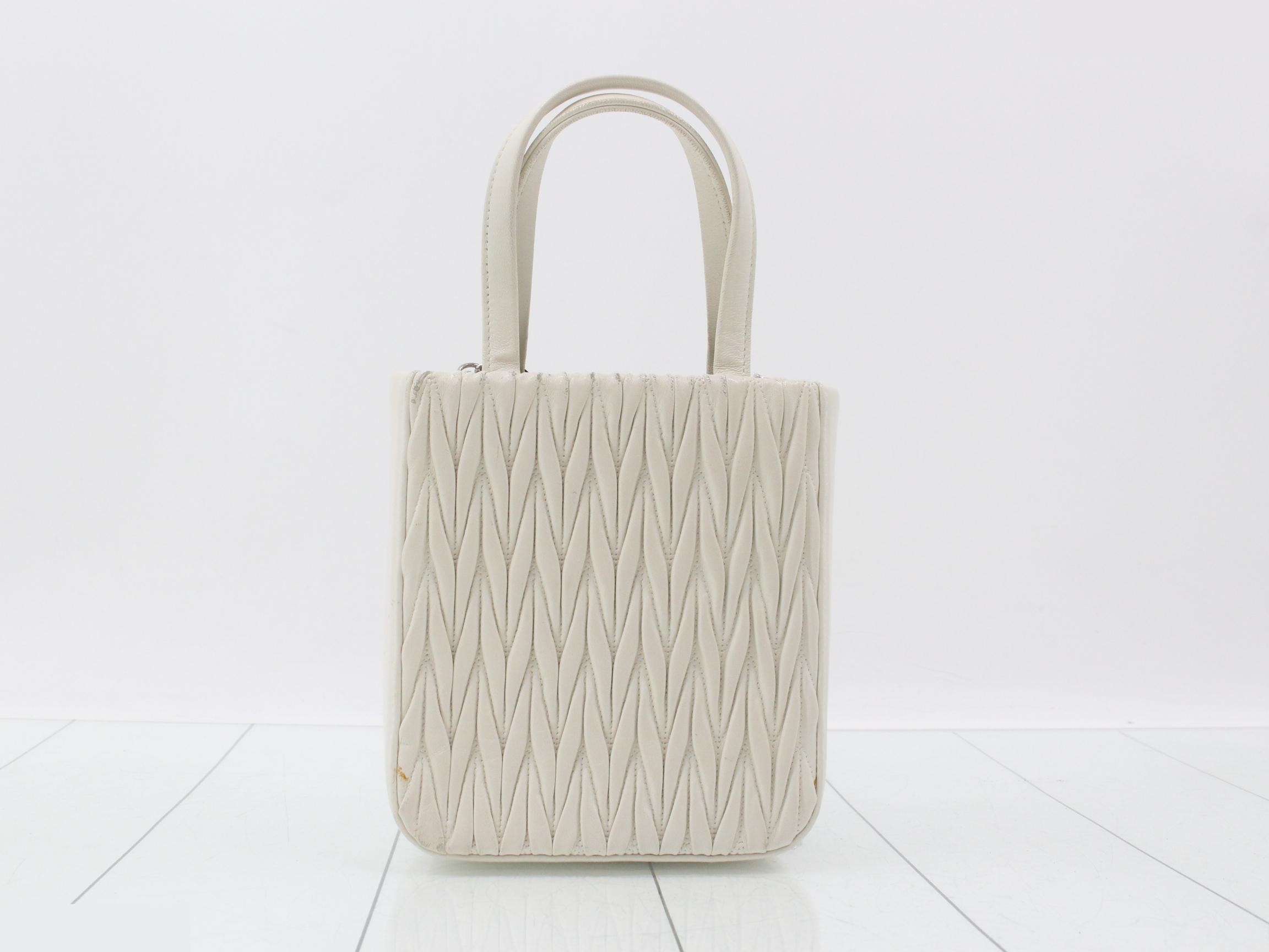 Matelassé 2-way Mini Tote Bag with Strap — view 2