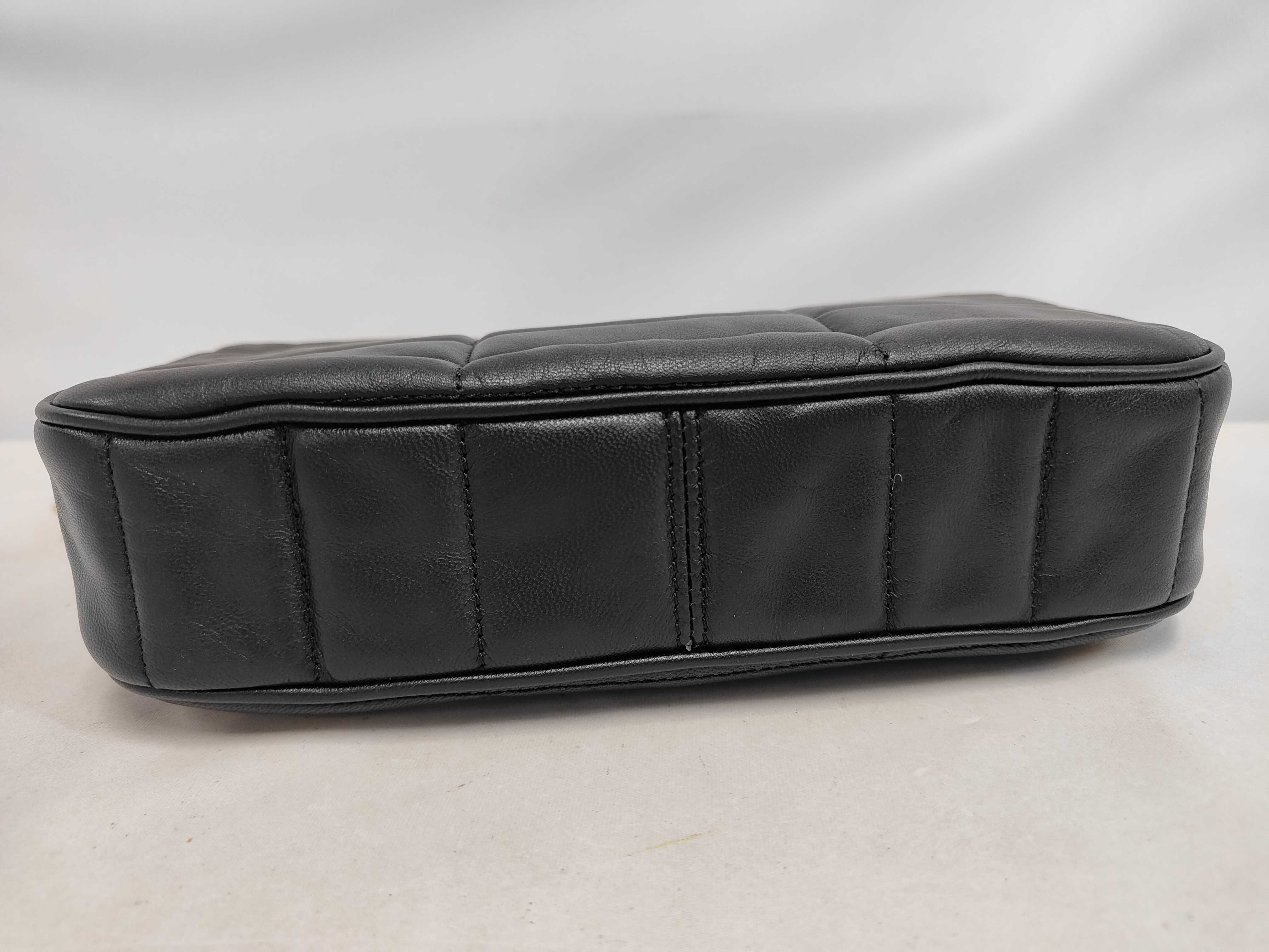 Lambskin Black Shoulder Bag — view 4