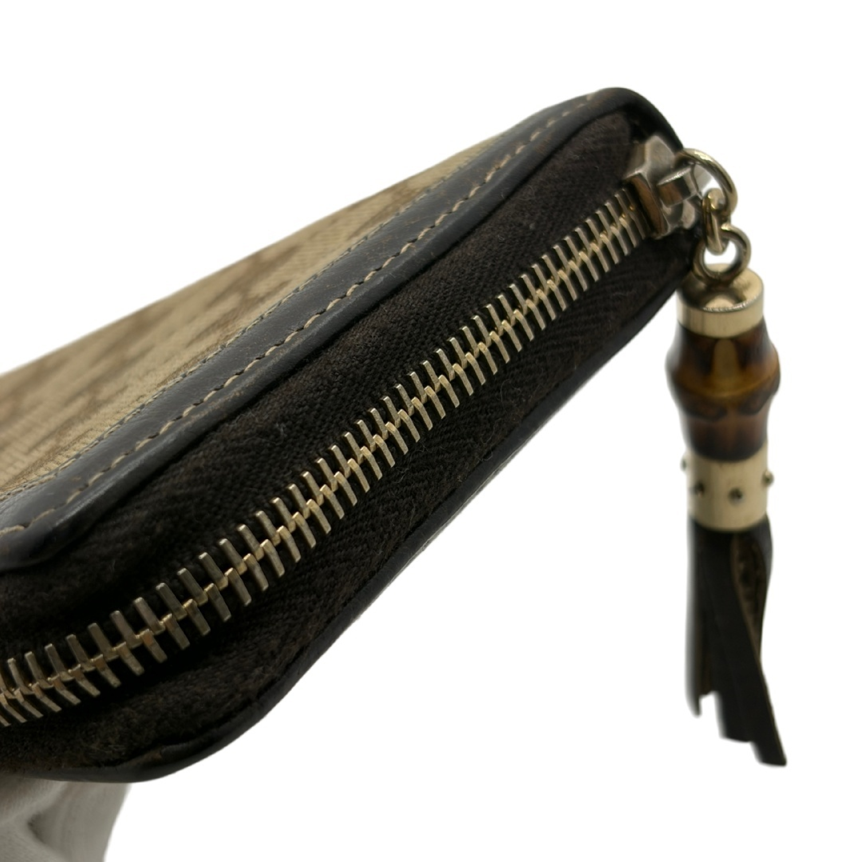 Bamboo Canvas Long Wallet — view 5