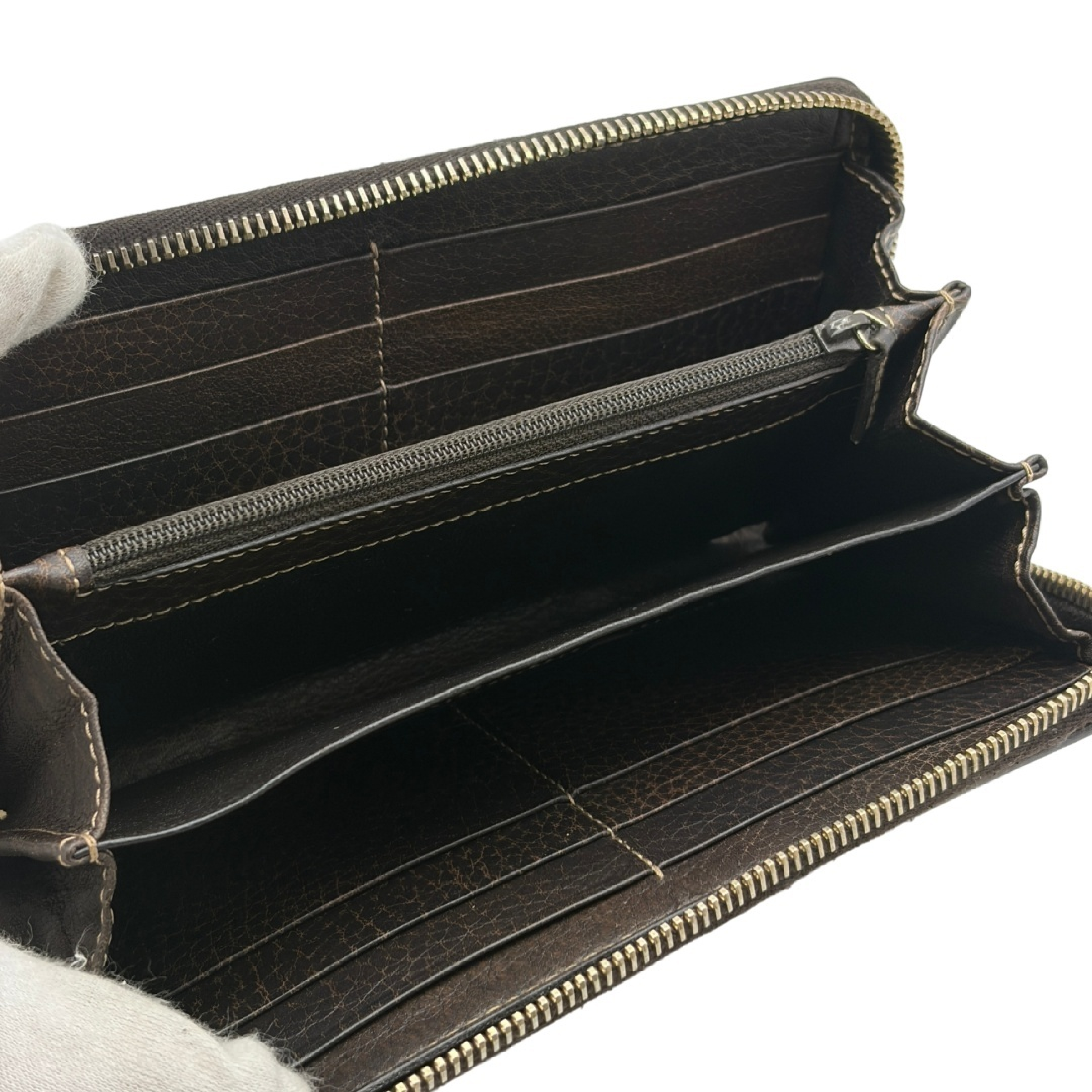 Bamboo Canvas Long Wallet — view 6
