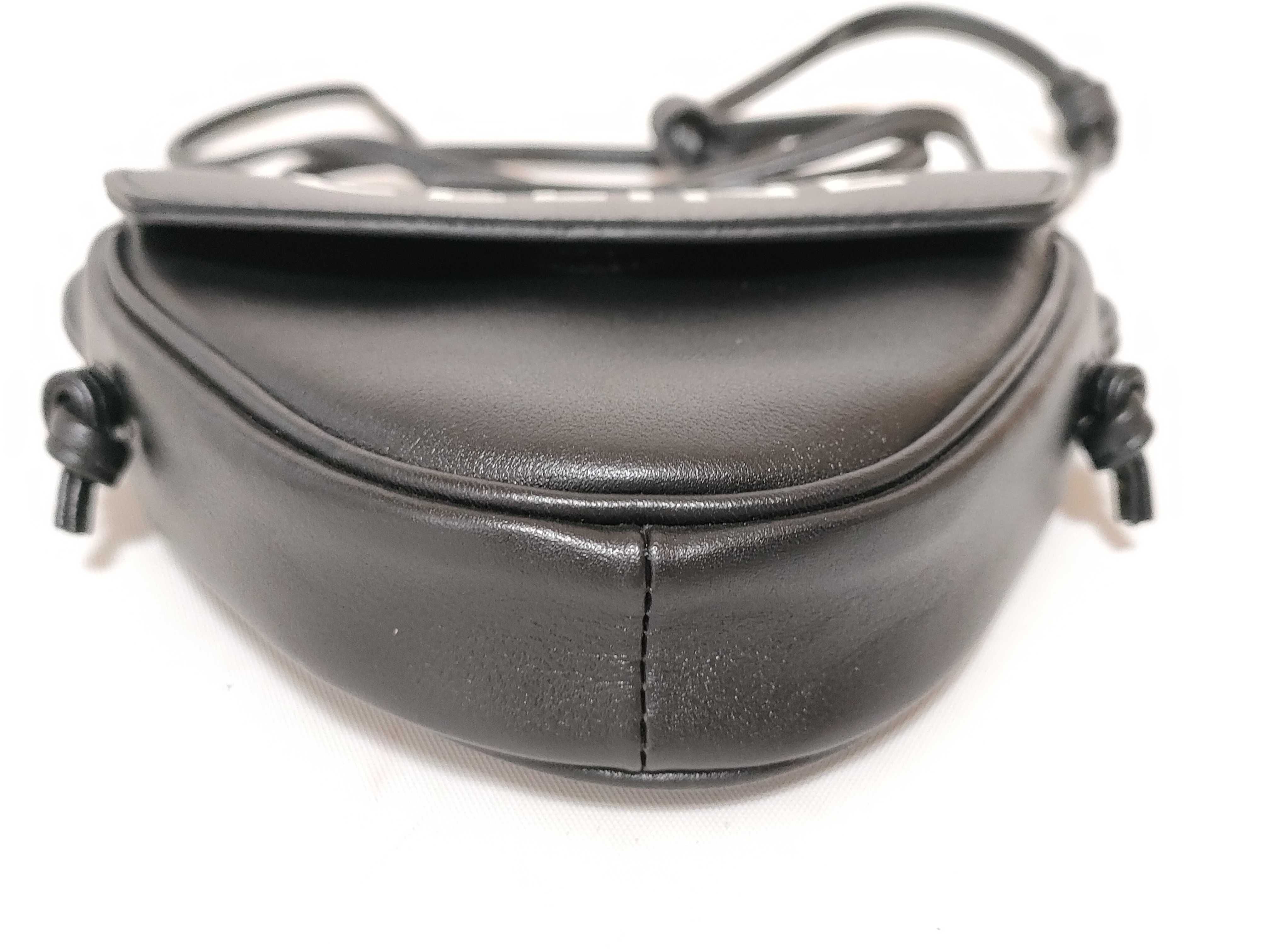triangle leather shoulder bag — view 7