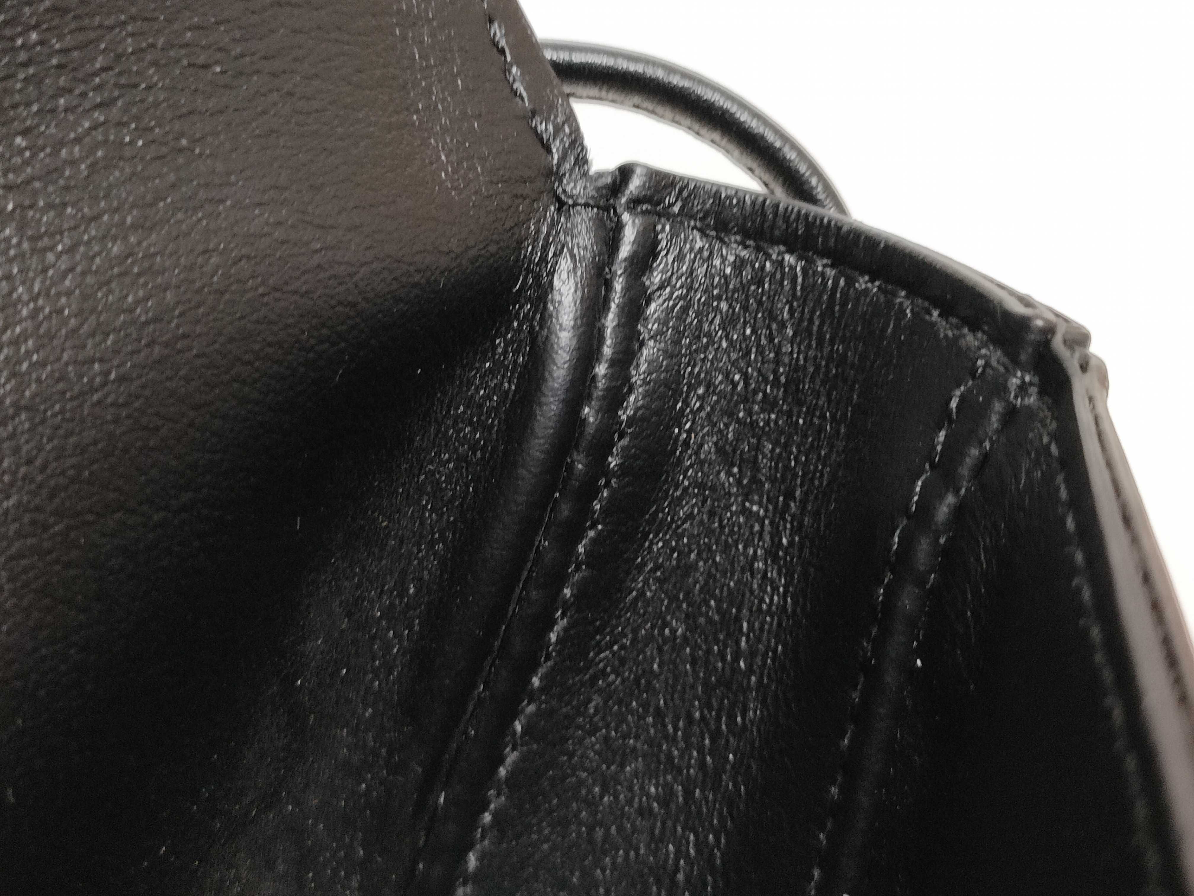 triangle leather shoulder bag — view 8