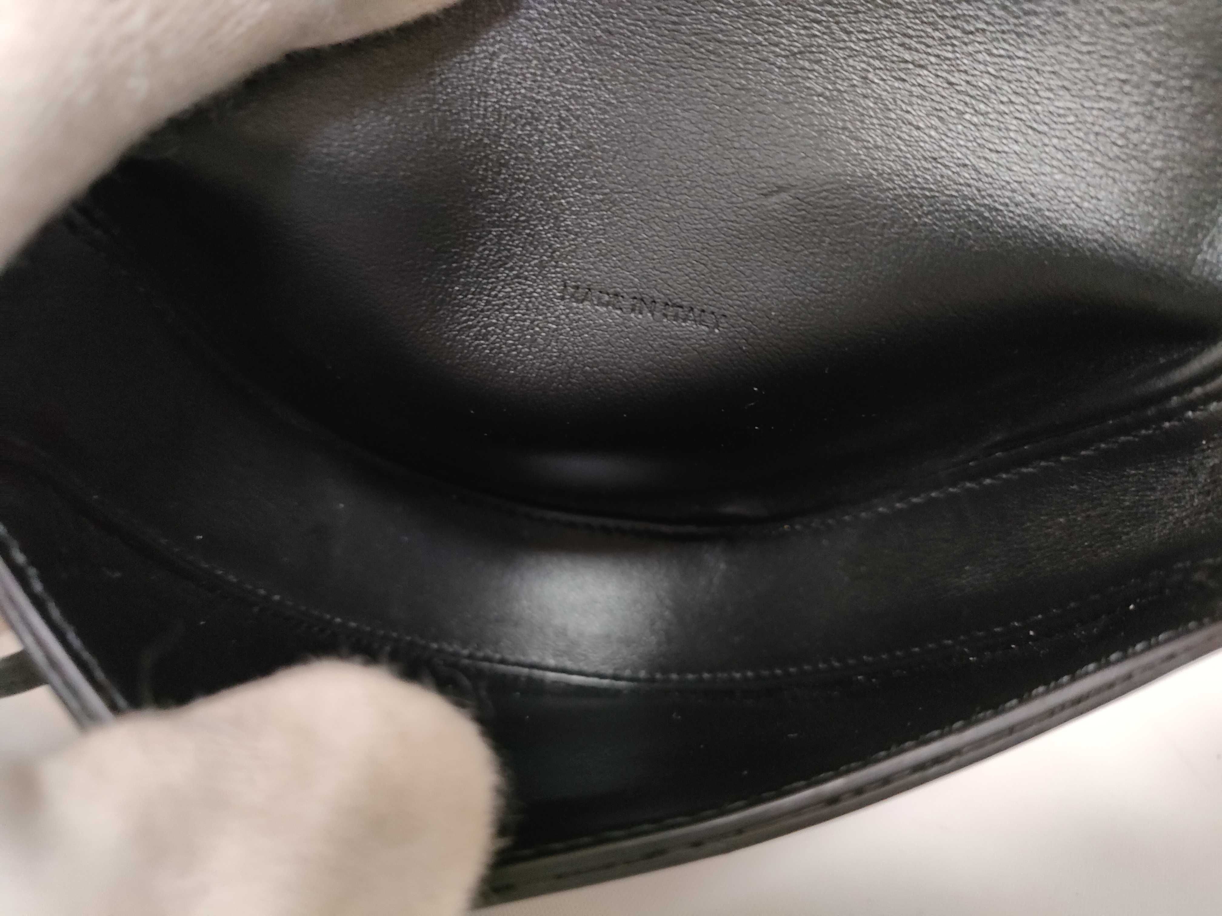 triangle leather shoulder bag — view 9