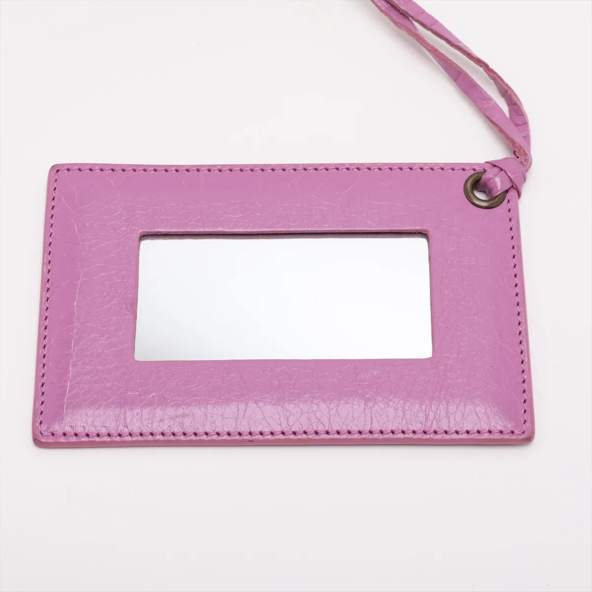 The First 103208 Leather 2-Way Handbag, Purple, with Mirror — view 14