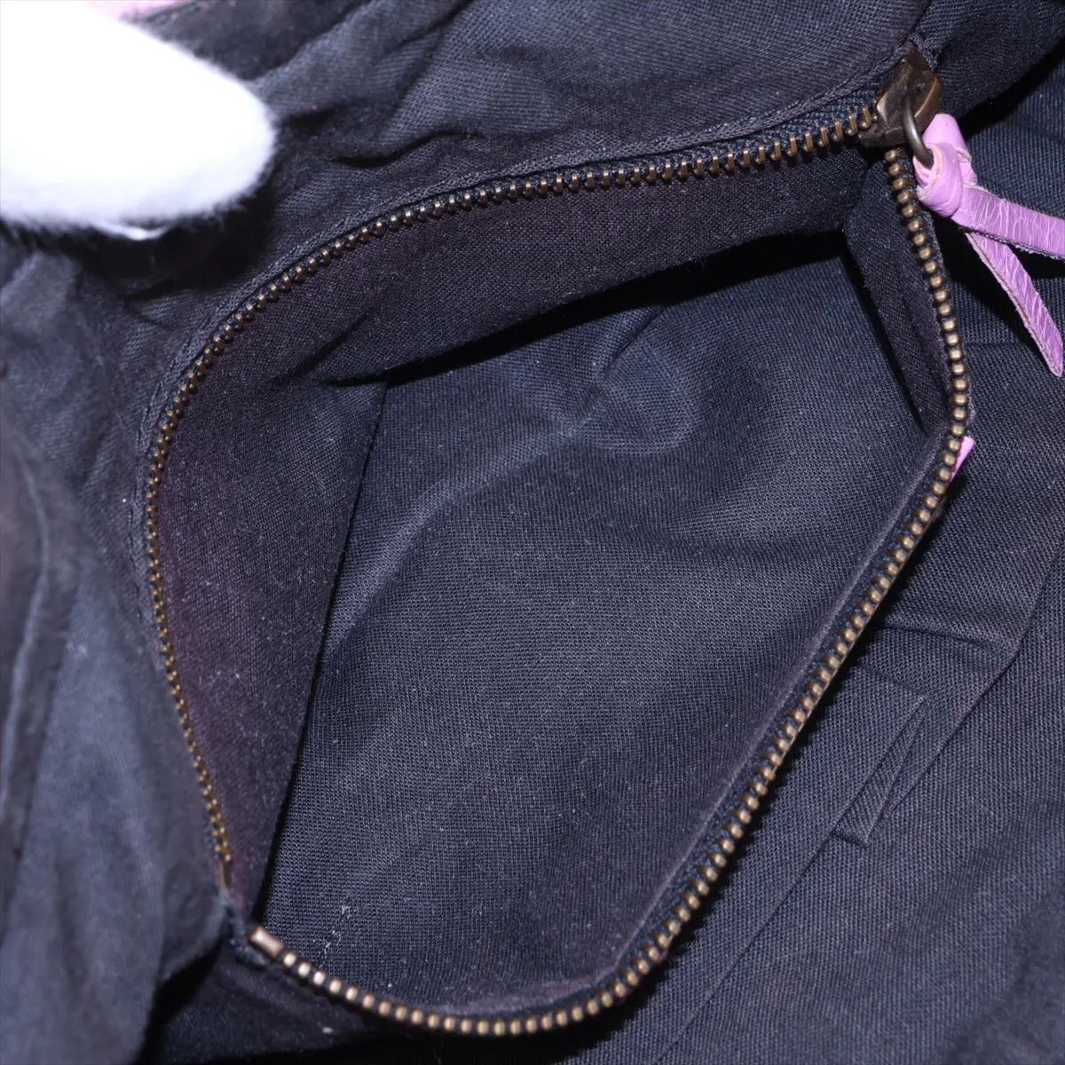 The First 103208 Leather 2-Way Handbag, Purple, with Mirror — view 9