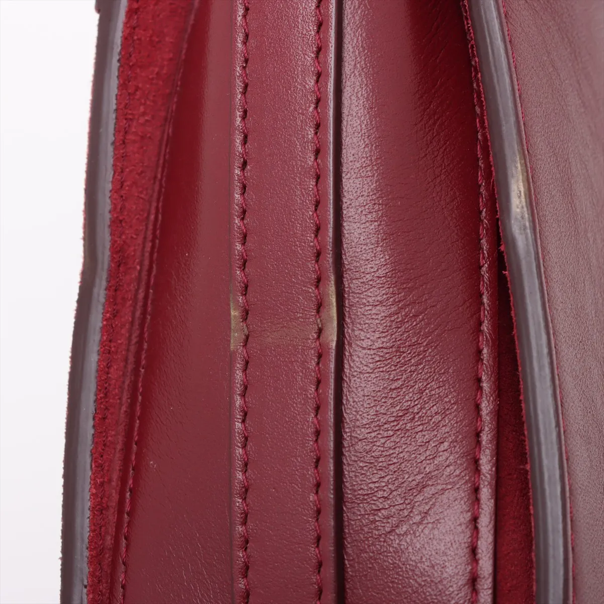 Logo Leather 2WAY Shoulder Bag Red — view 12