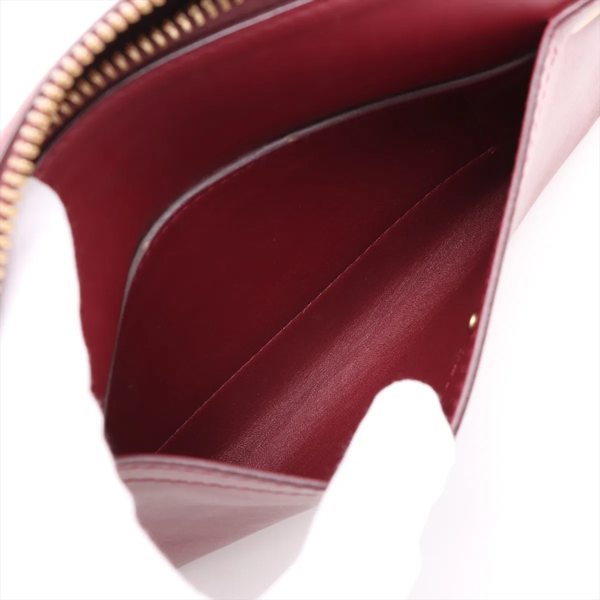 Logo Leather 2WAY Shoulder Bag Red — view 10