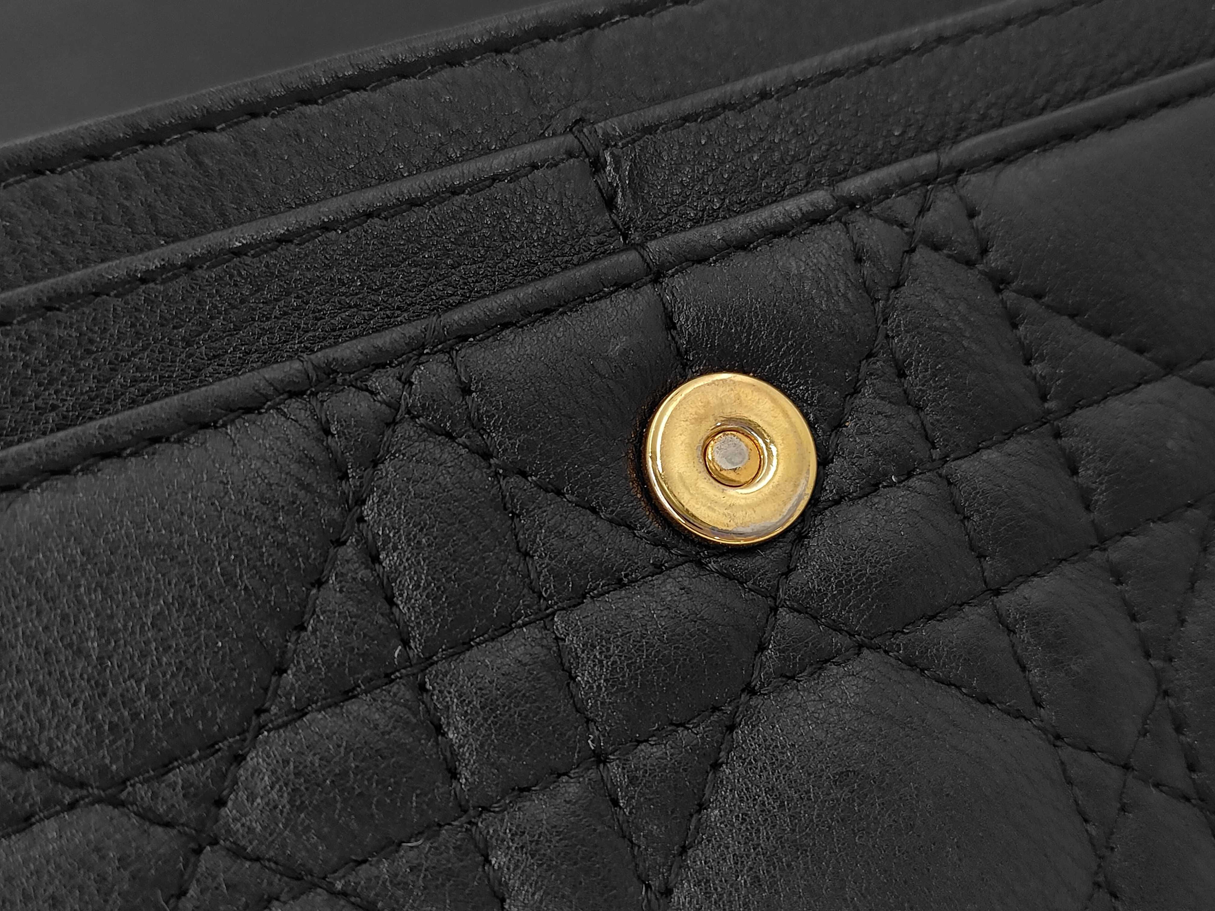 long wallet, Cannage leather wallet — view 8