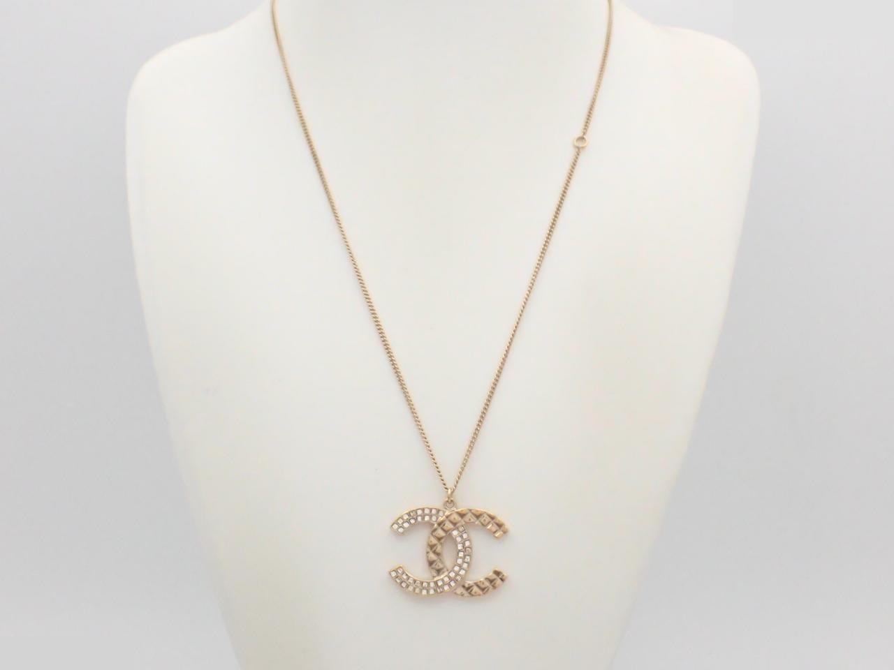 Coco Mark Gold Chain (approx. 60cm) — view 3
