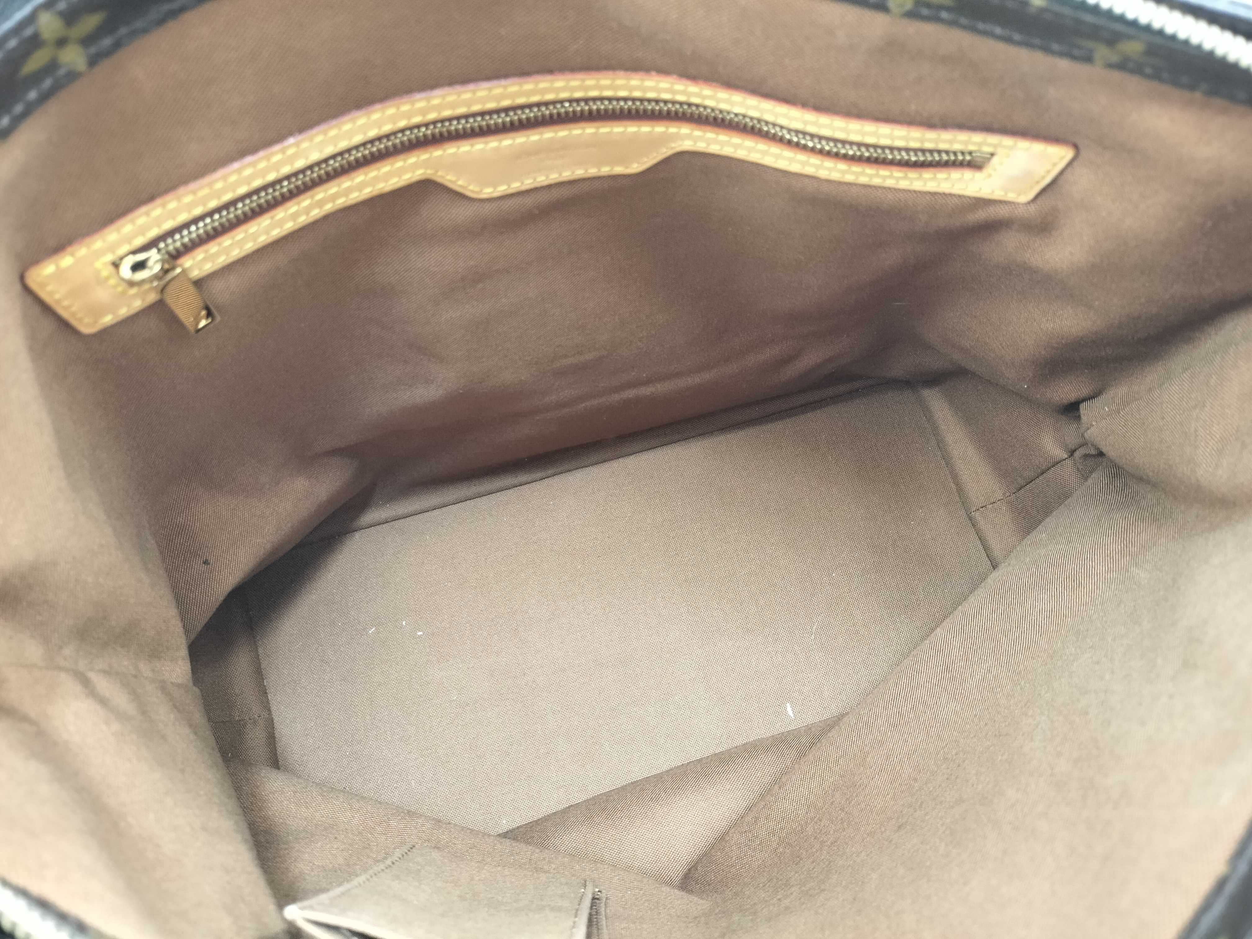 Monogram Vuitton Monogram Cabas Mezzo M51151 TH1011 Brown Tote Bag — view 12