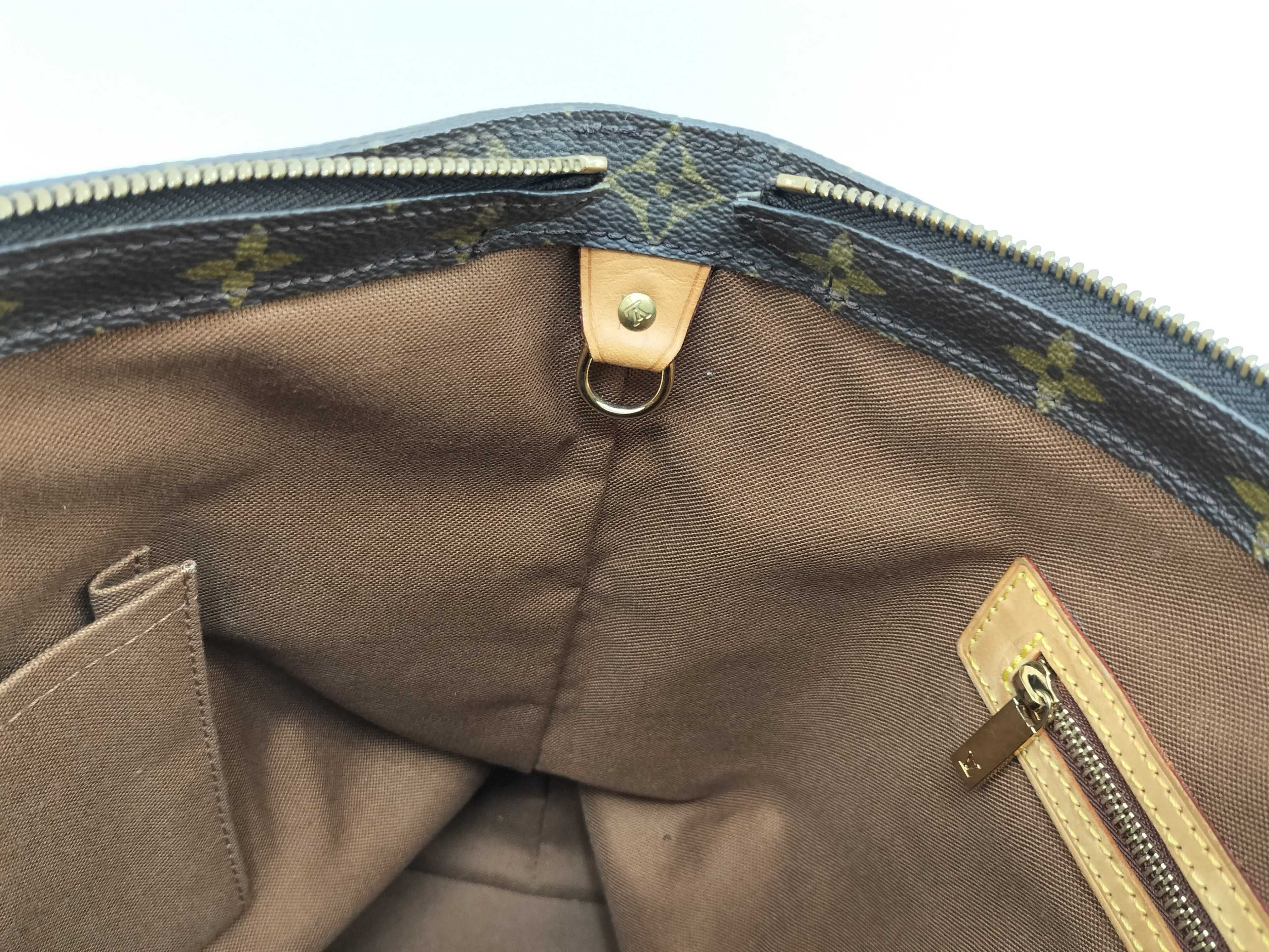 Monogram Vuitton Monogram Cabas Mezzo M51151 TH1011 Brown Tote Bag — view 13