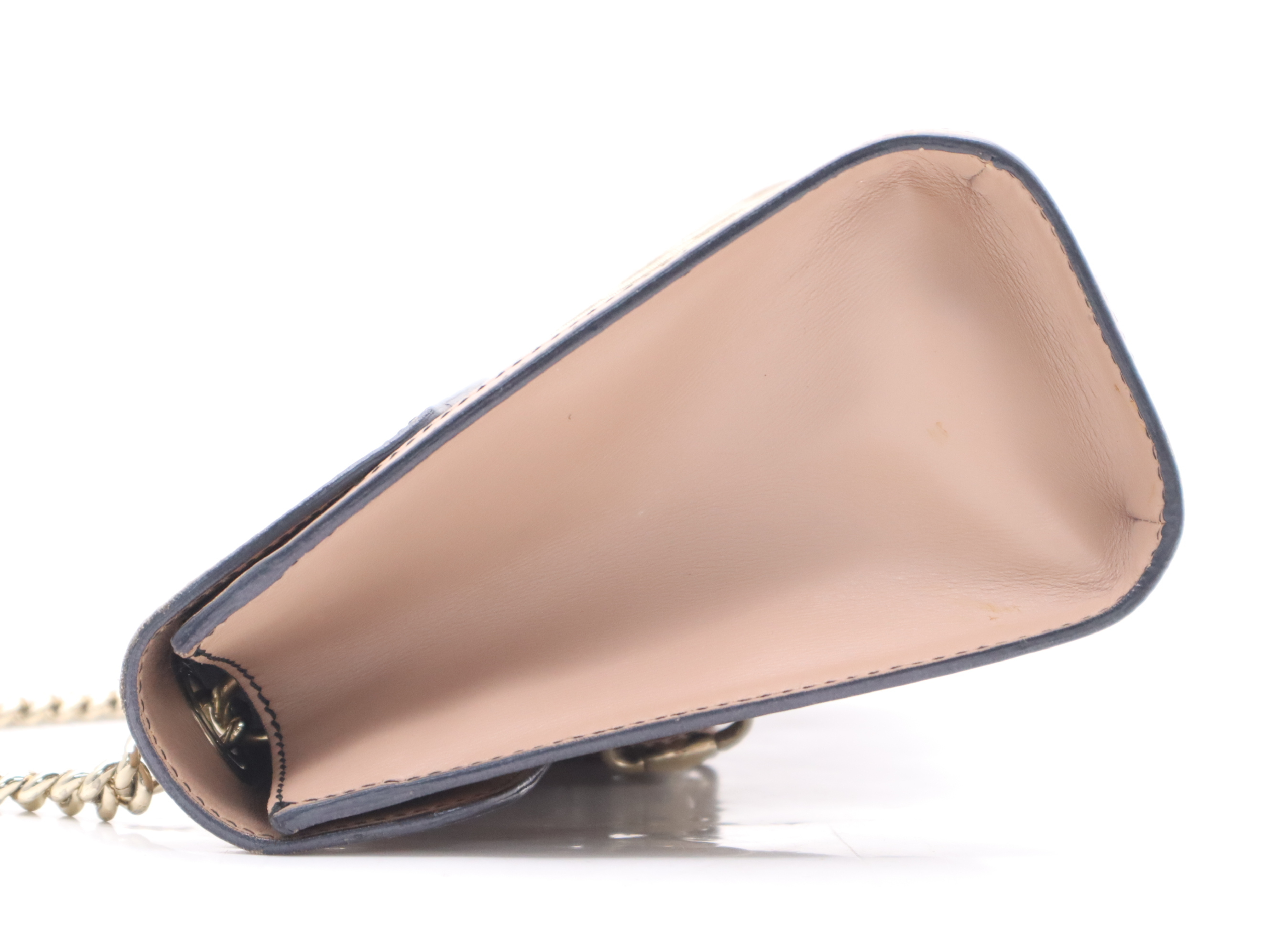 295402 Canvas x Leather GG Canvas Pink GD Hardware Shoulder Bag — view 3