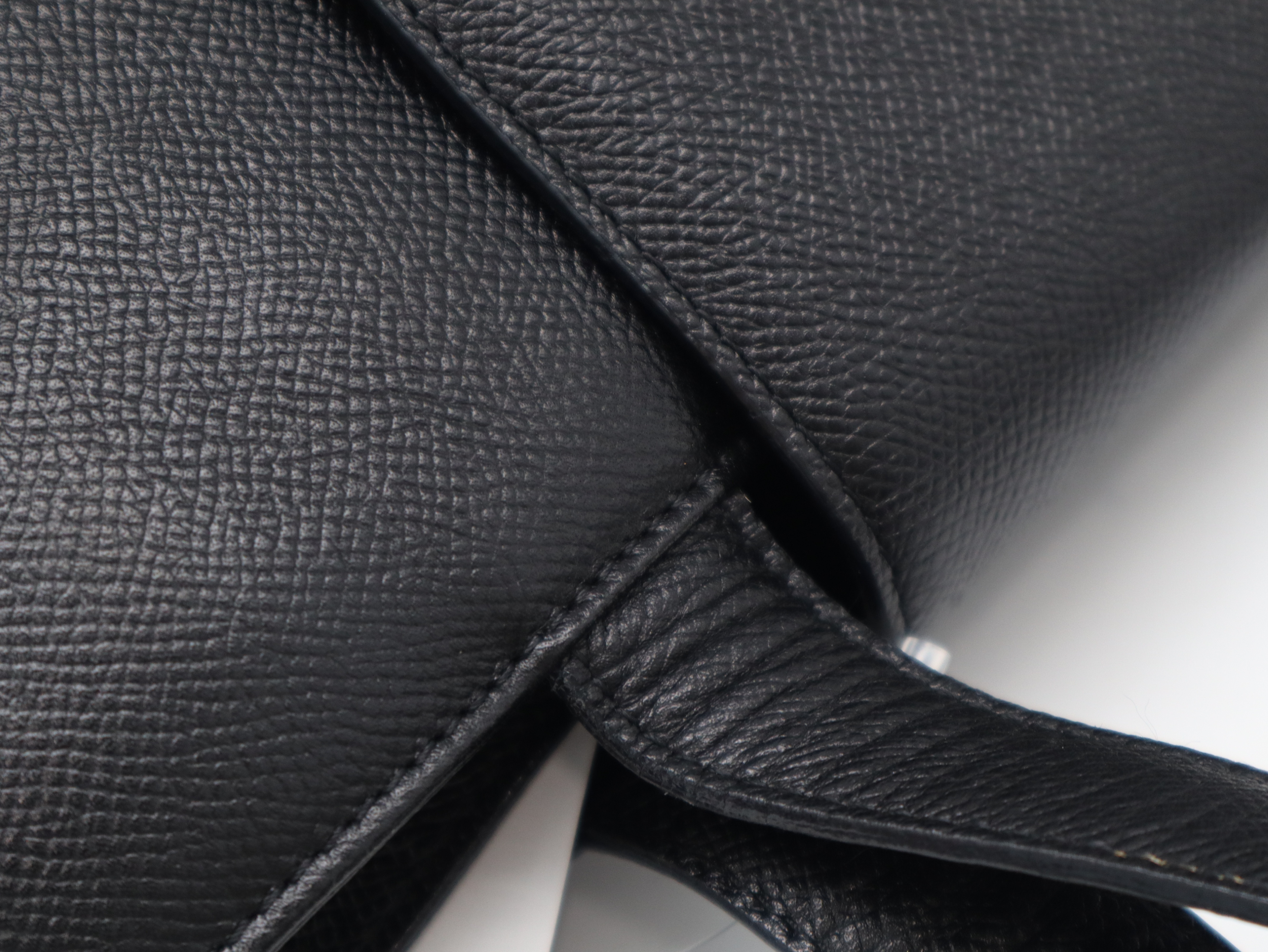Bulgari Leather Tote Bag (Black) with Dust Bag — view 7
