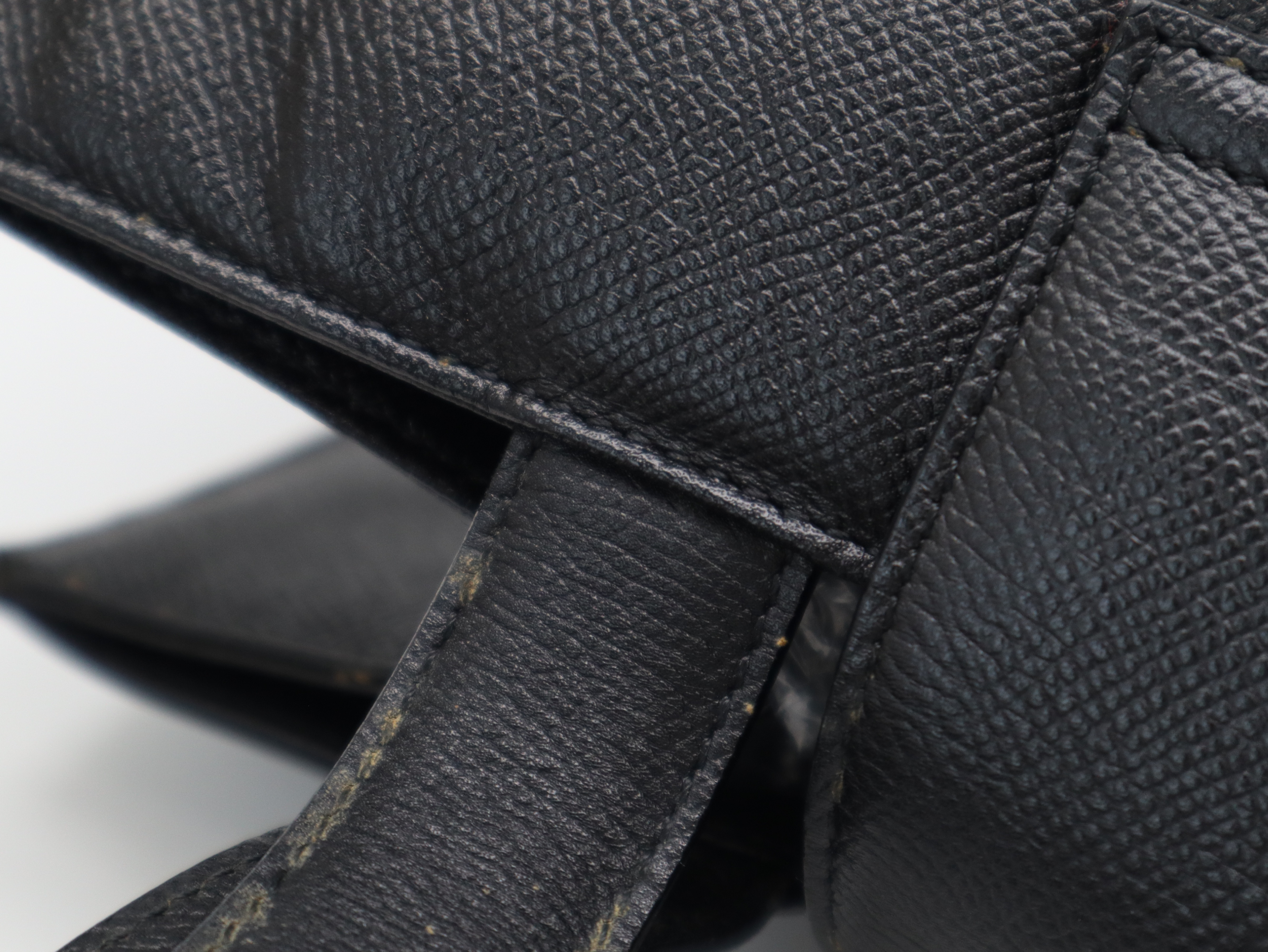 Bulgari Leather Tote Bag (Black) with Dust Bag — view 8