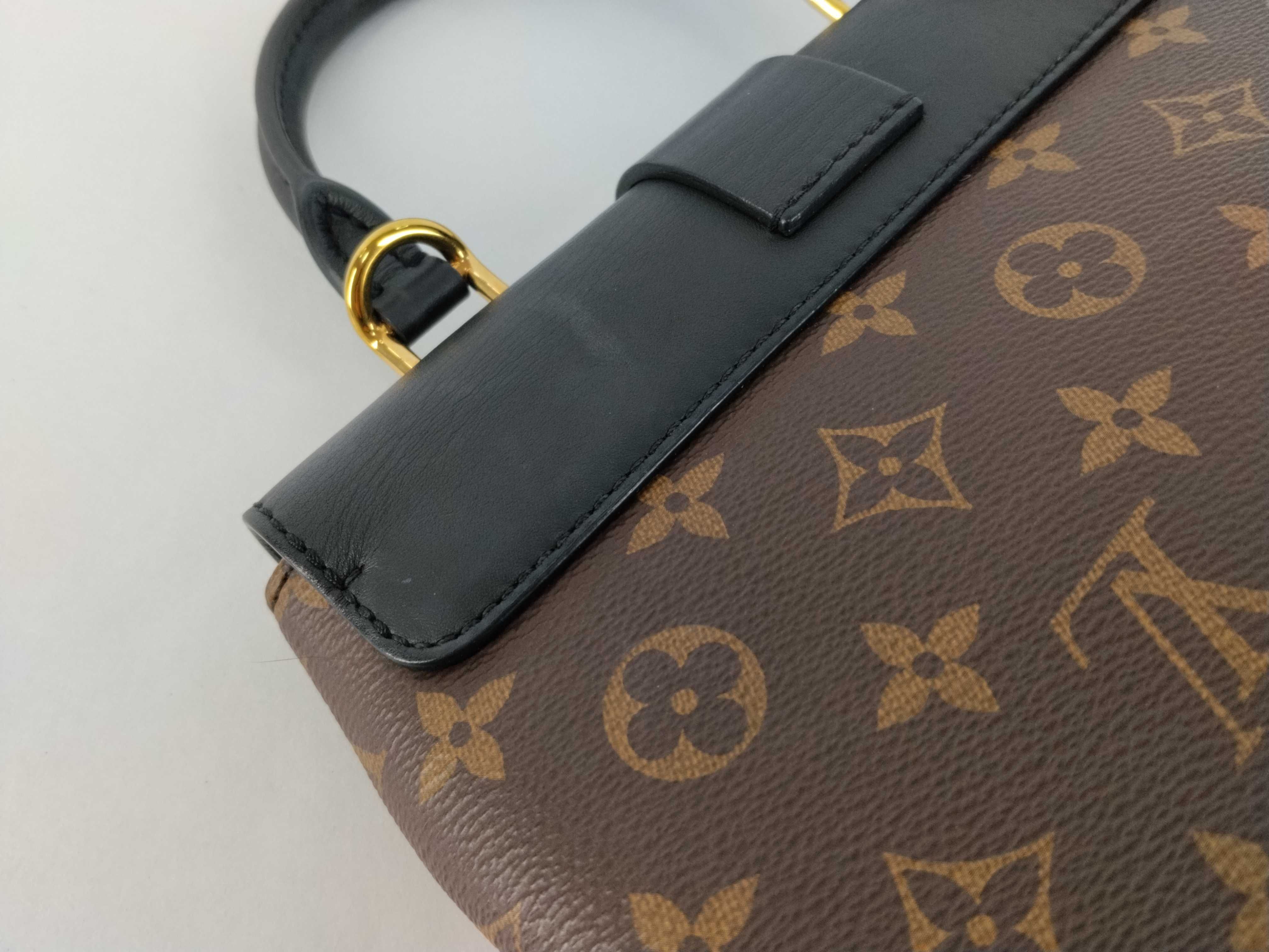 Monogram Lockme Brown Gold Monogram Handbag — view 8