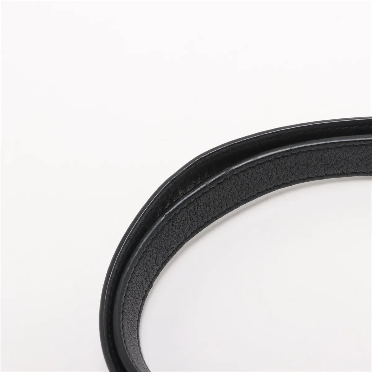 Tessuto Nylon x Leather Tote Bag Black — view 10