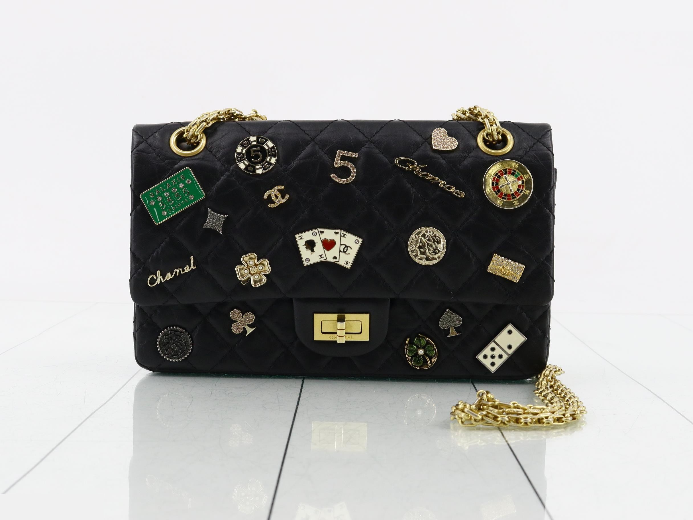 Icon Charm 2.55 Double Flap Chain Shoulder Bag