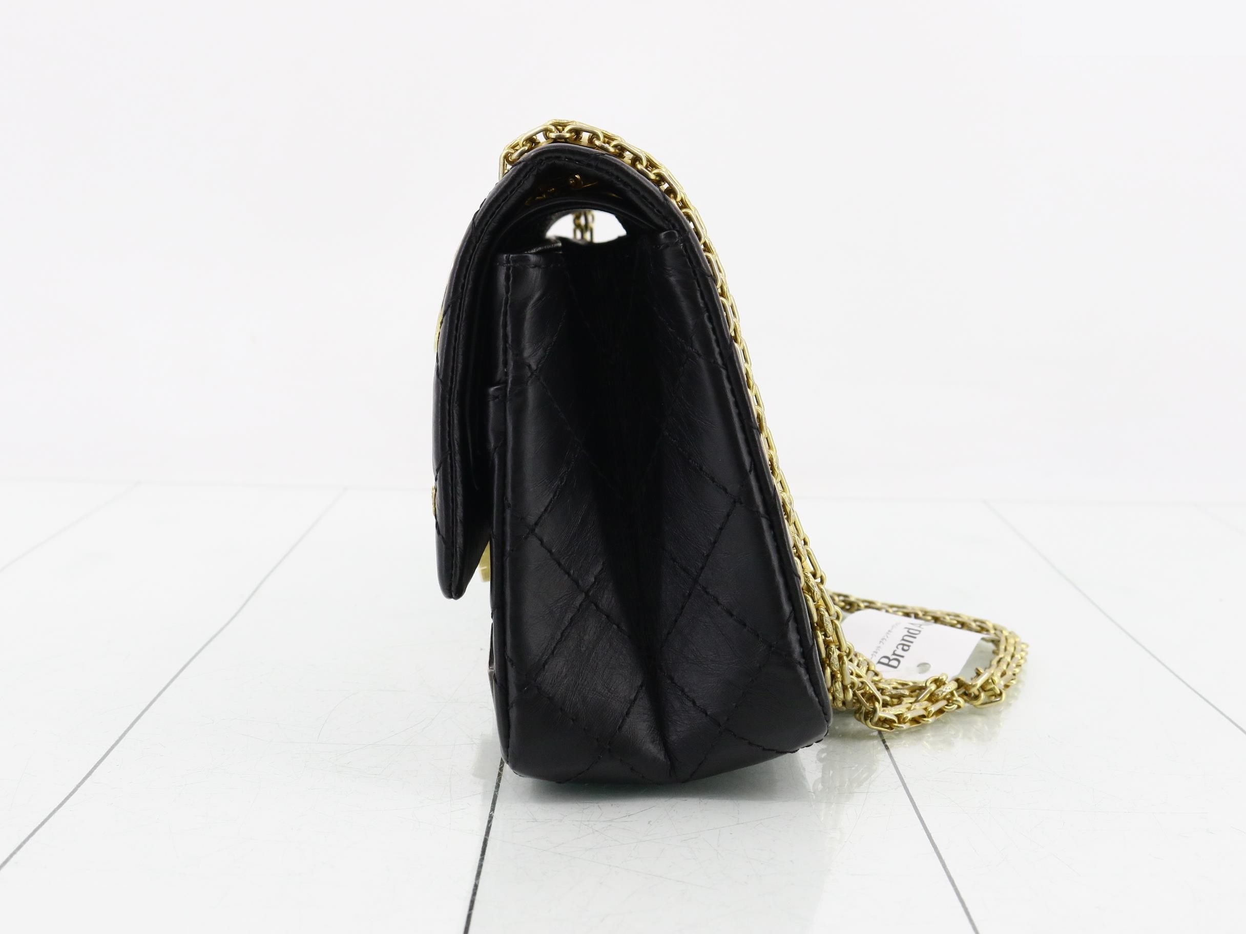Icon Charm 2.55 Double Flap Chain Shoulder Bag — view 3