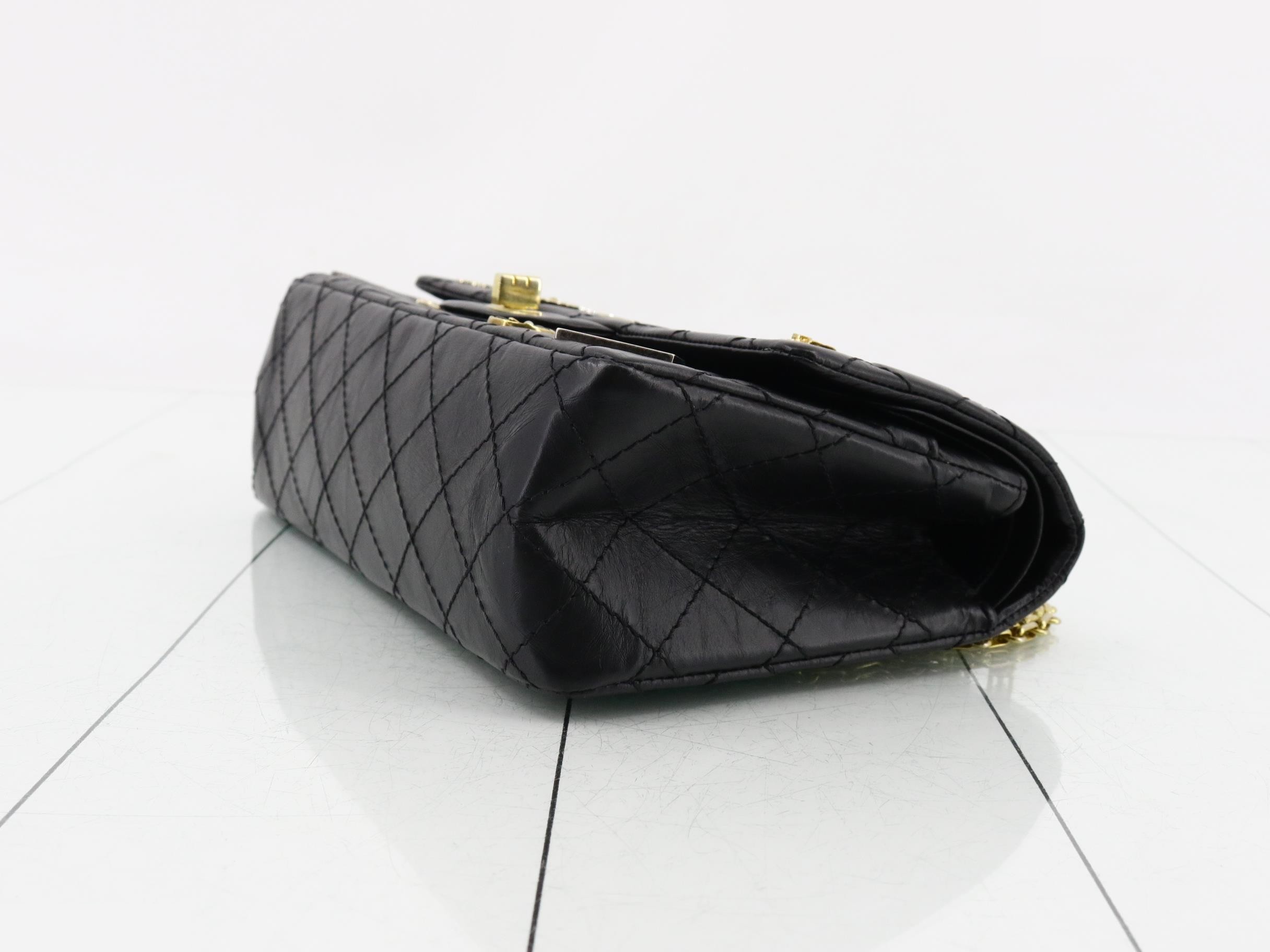 Icon Charm 2.55 Double Flap Chain Shoulder Bag — view 6