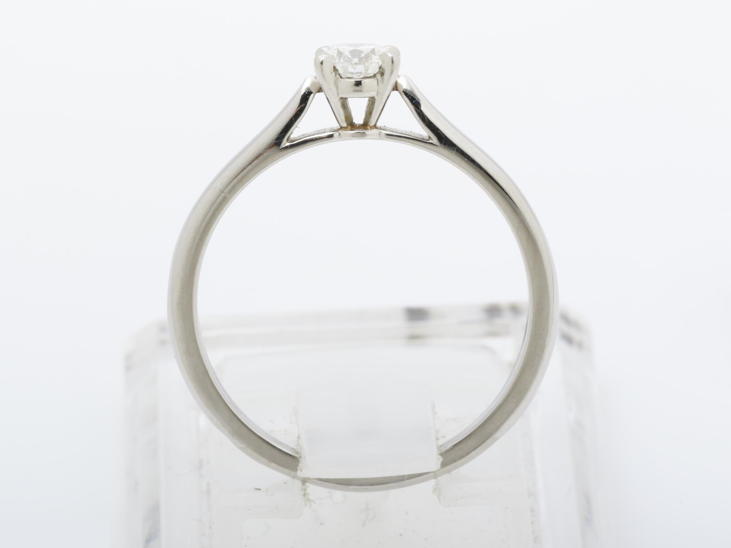 PT950 Diamond Ring, 2.7g, 0.26ct, F, VVS2, *NONE — view 6