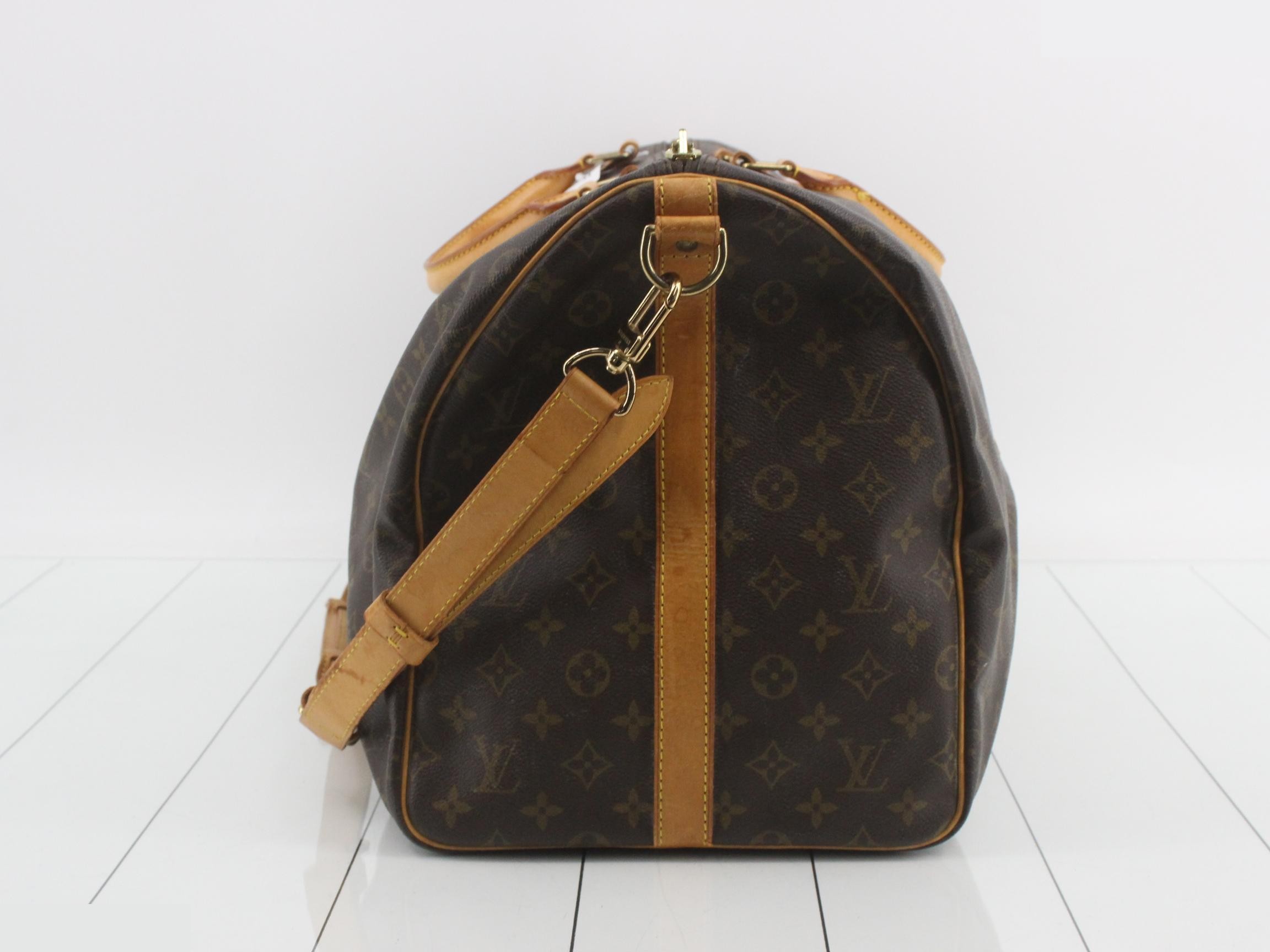 Keepall Bandoulière 55 with shoulder strap — view 3