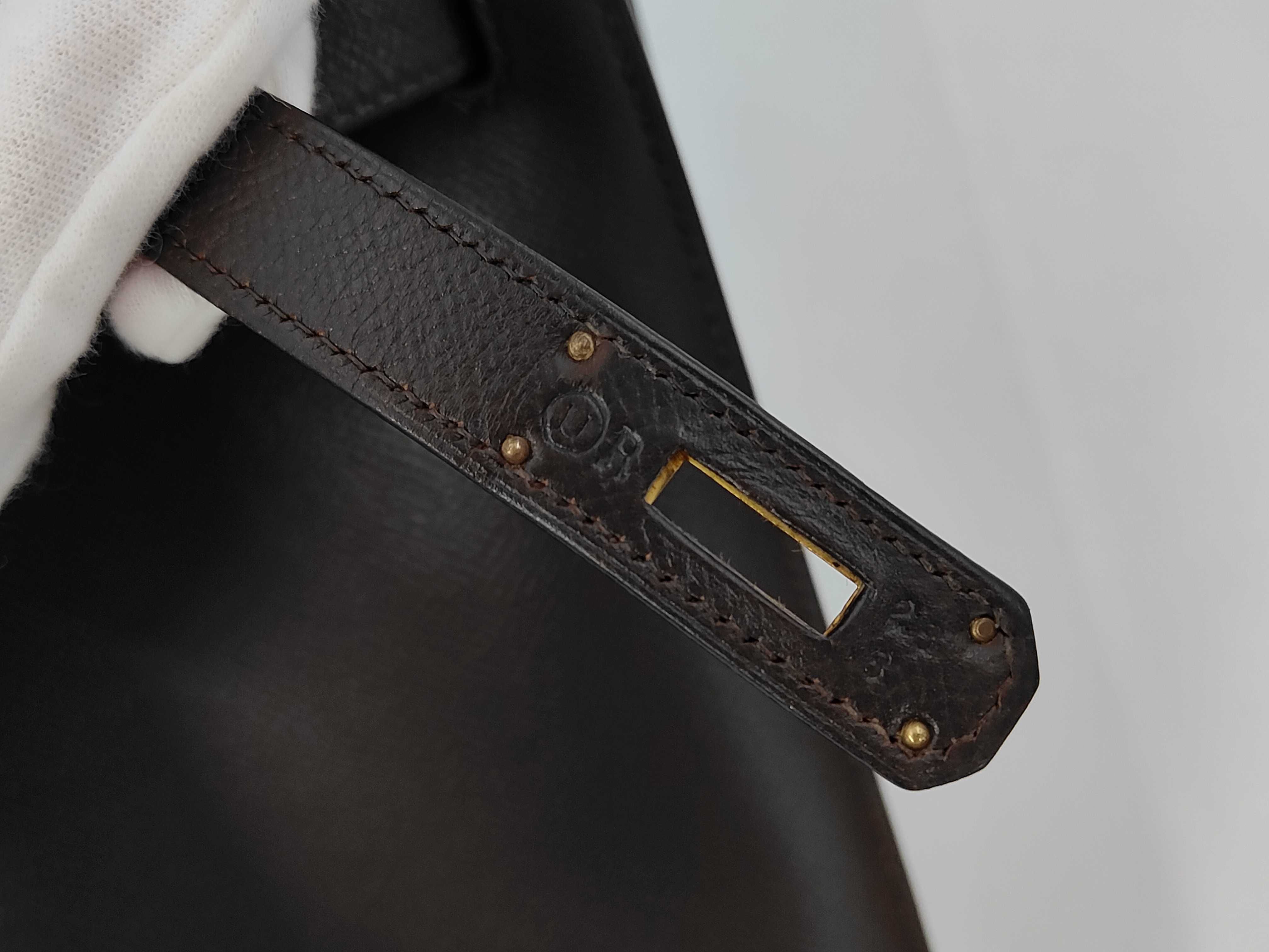 Kelly 32 Handbag (Courchevel Leather) with U Stamp - Tote Bag — view 12