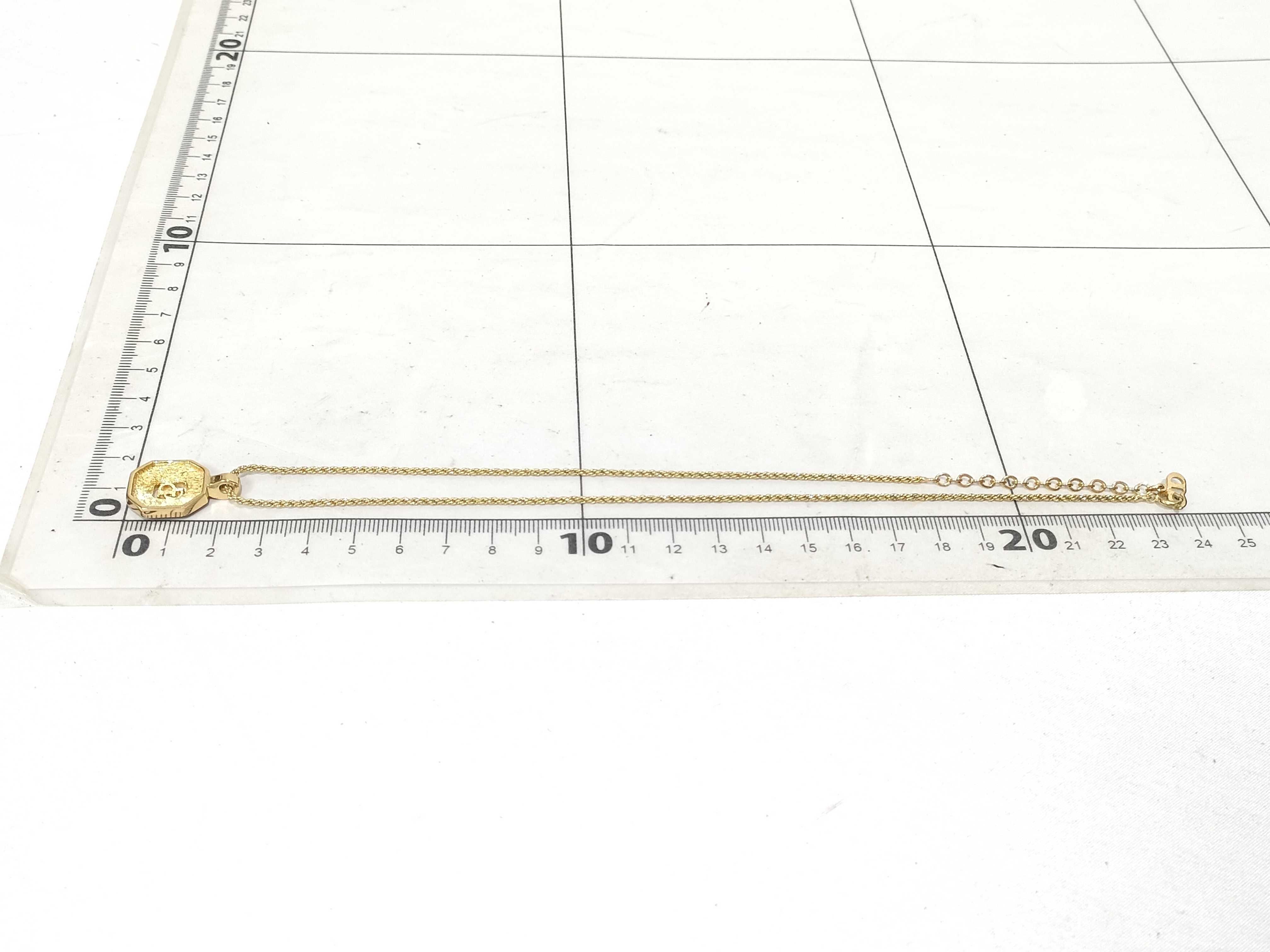 CD rhinestone black necklace — view 6