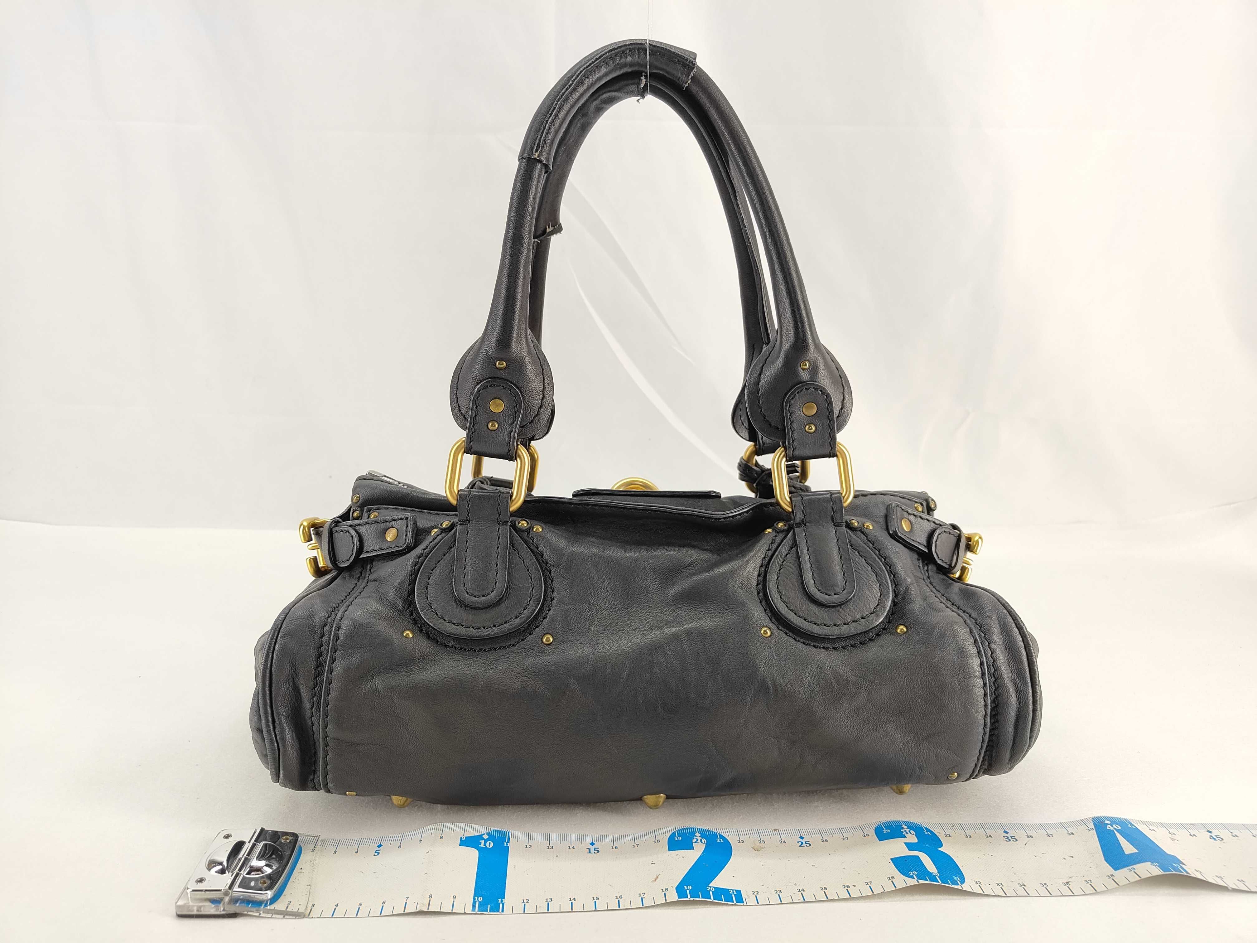 Paddington Leather Handbag, Black Tote Bag — view 2