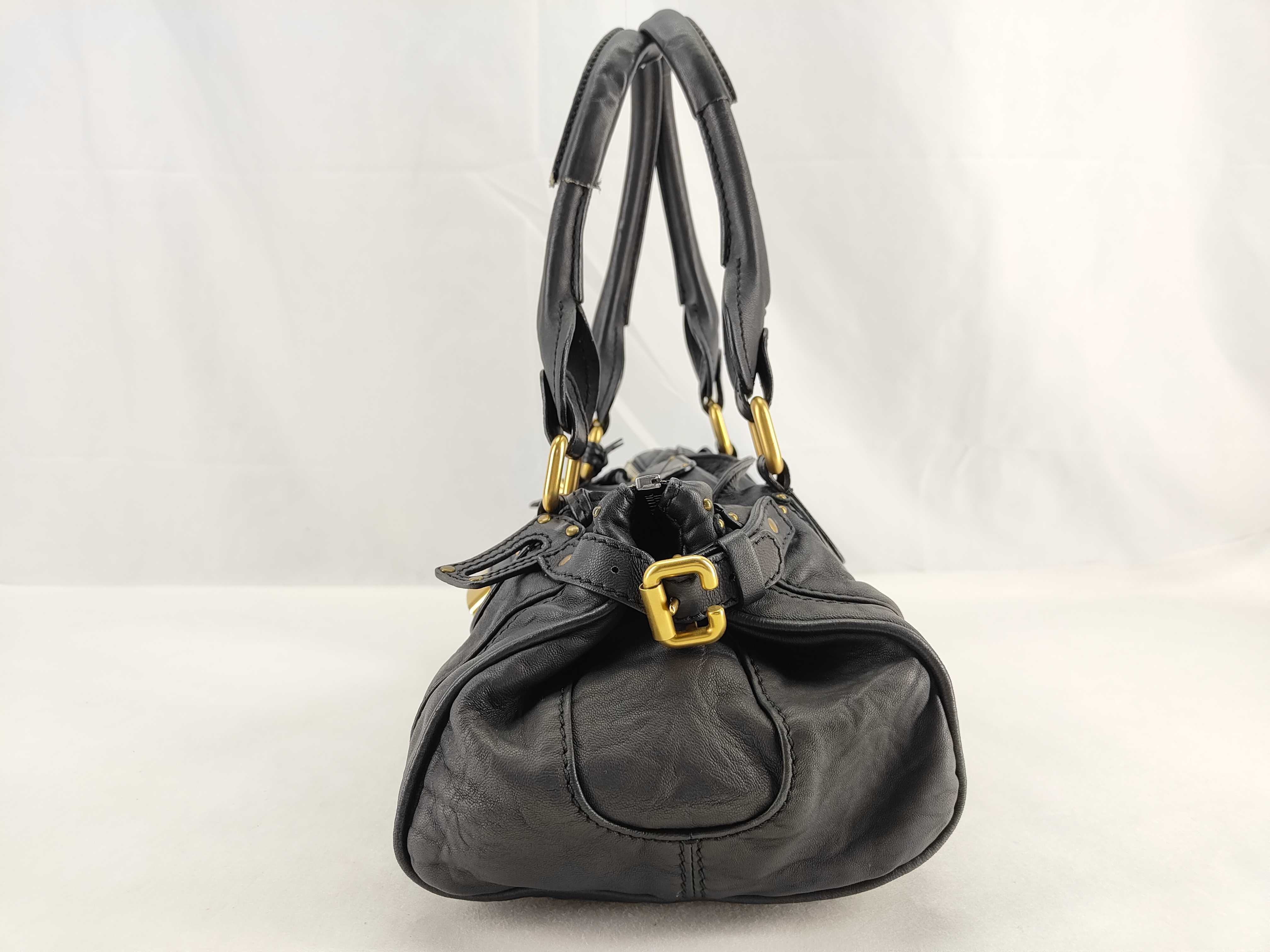 Paddington Leather Handbag, Black Tote Bag — view 3