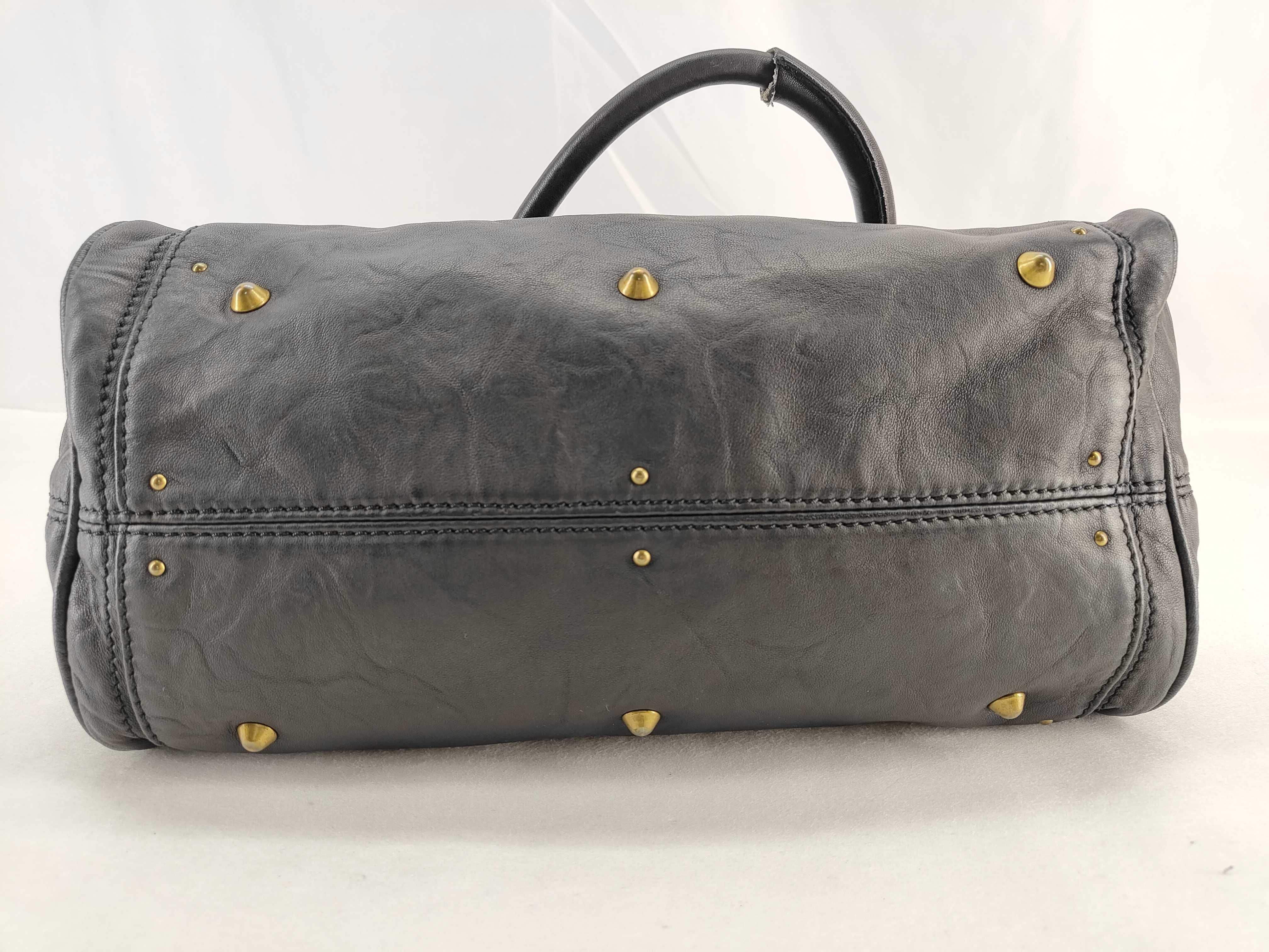 Paddington Leather Handbag, Black Tote Bag — view 9