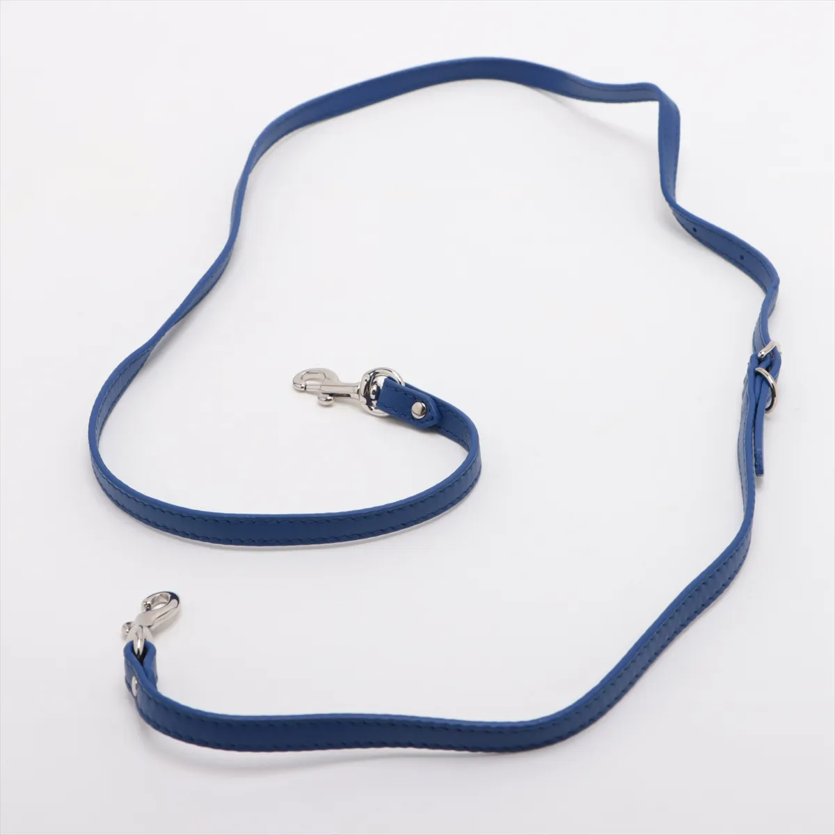 The Paper Mini Leather 2WAY Handbag Blue 370926 with Mirror — view 7