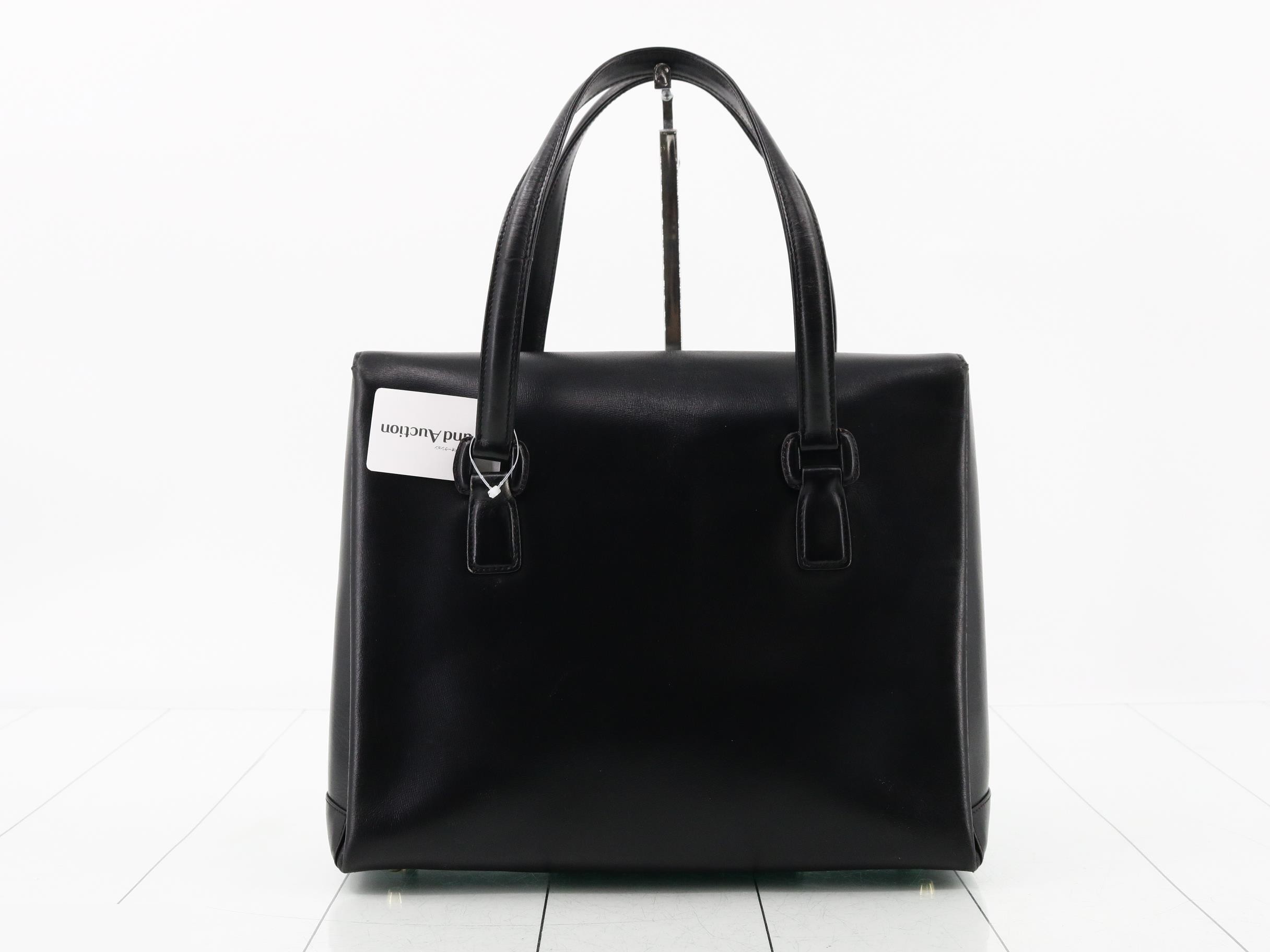 Turnlock Leather Handbag — view 2