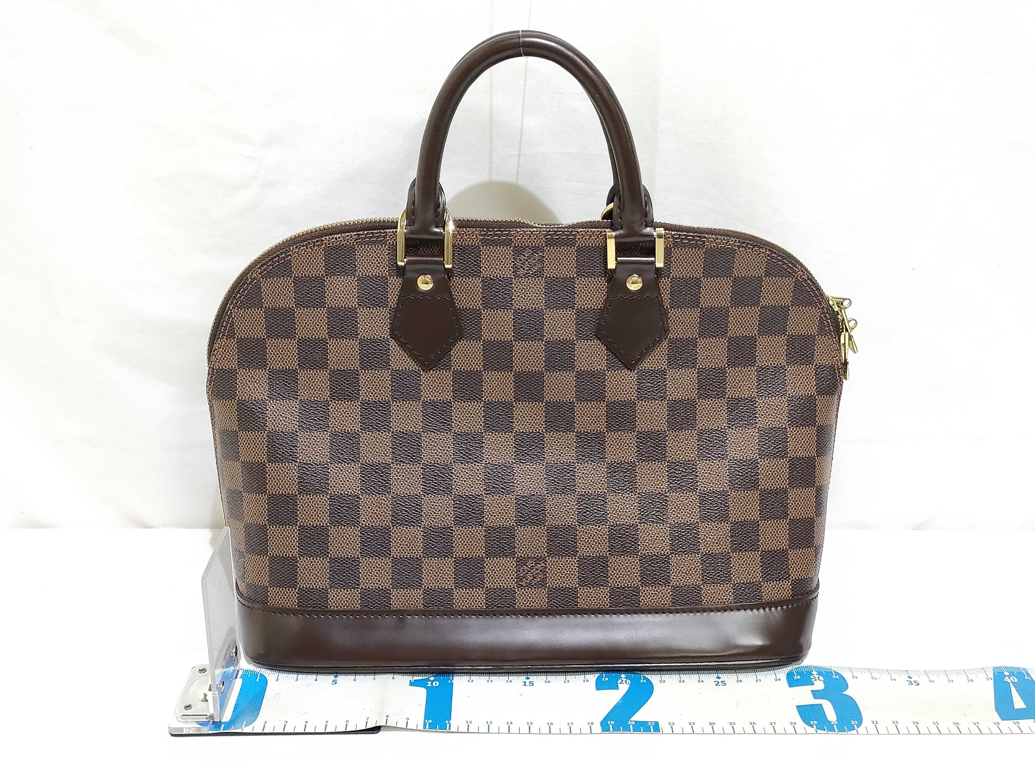 Damier Alma PM N53151 FL1004 Brown Handbag — view 2