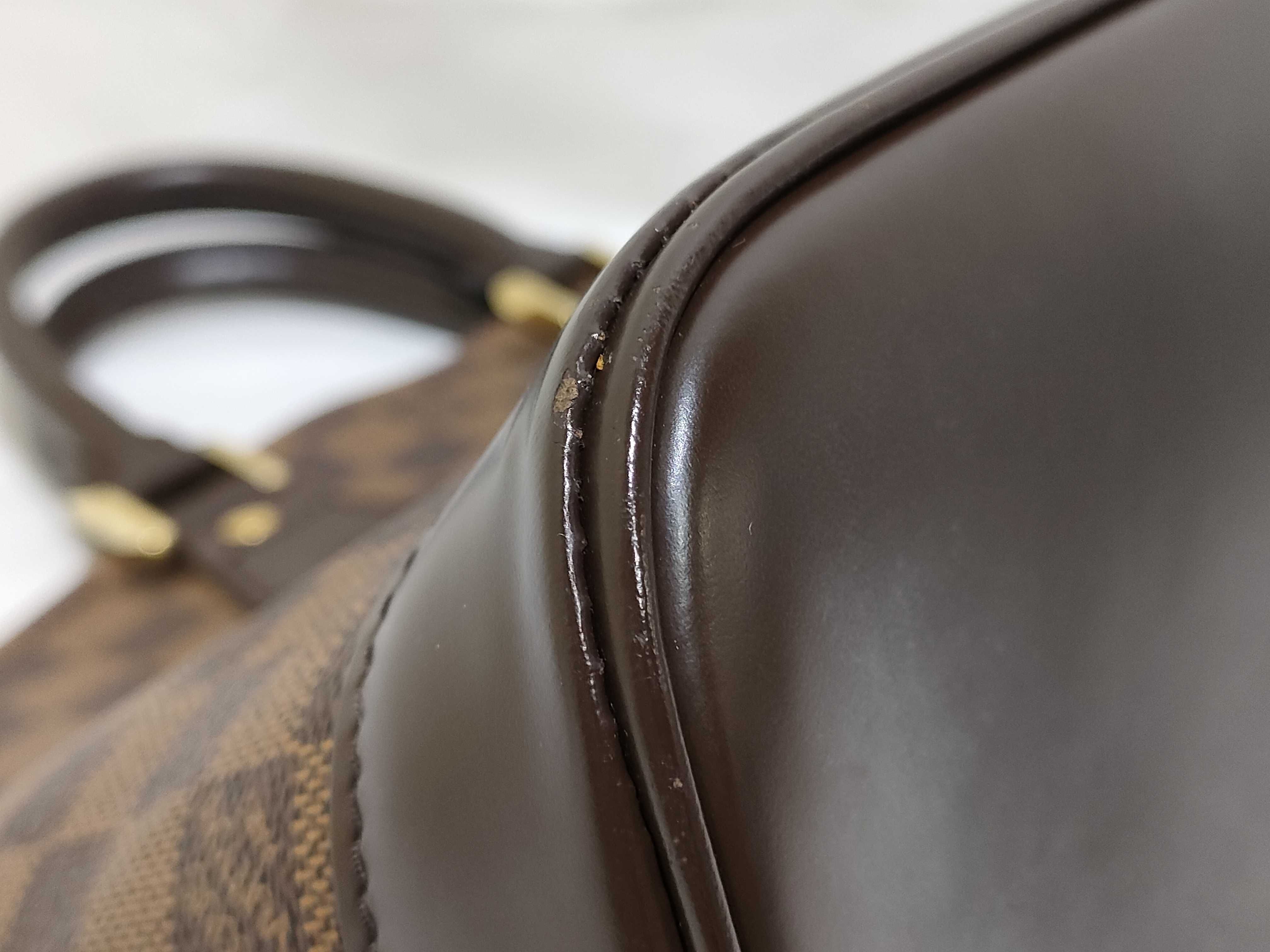 Damier Alma PM N53151 FL1004 Brown Handbag — view 6